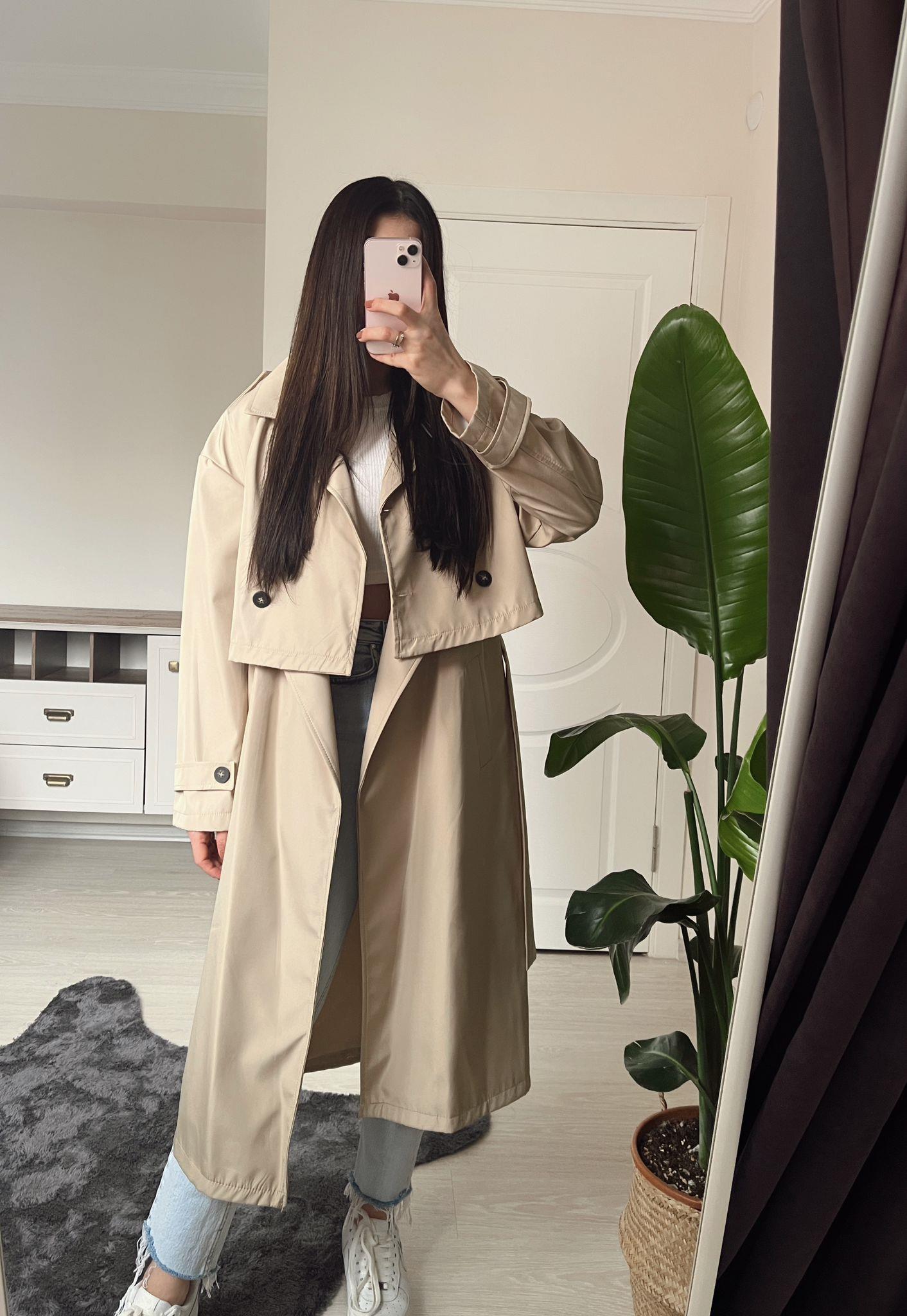 Luxury Parçalı Astarlı Premium Trençkot