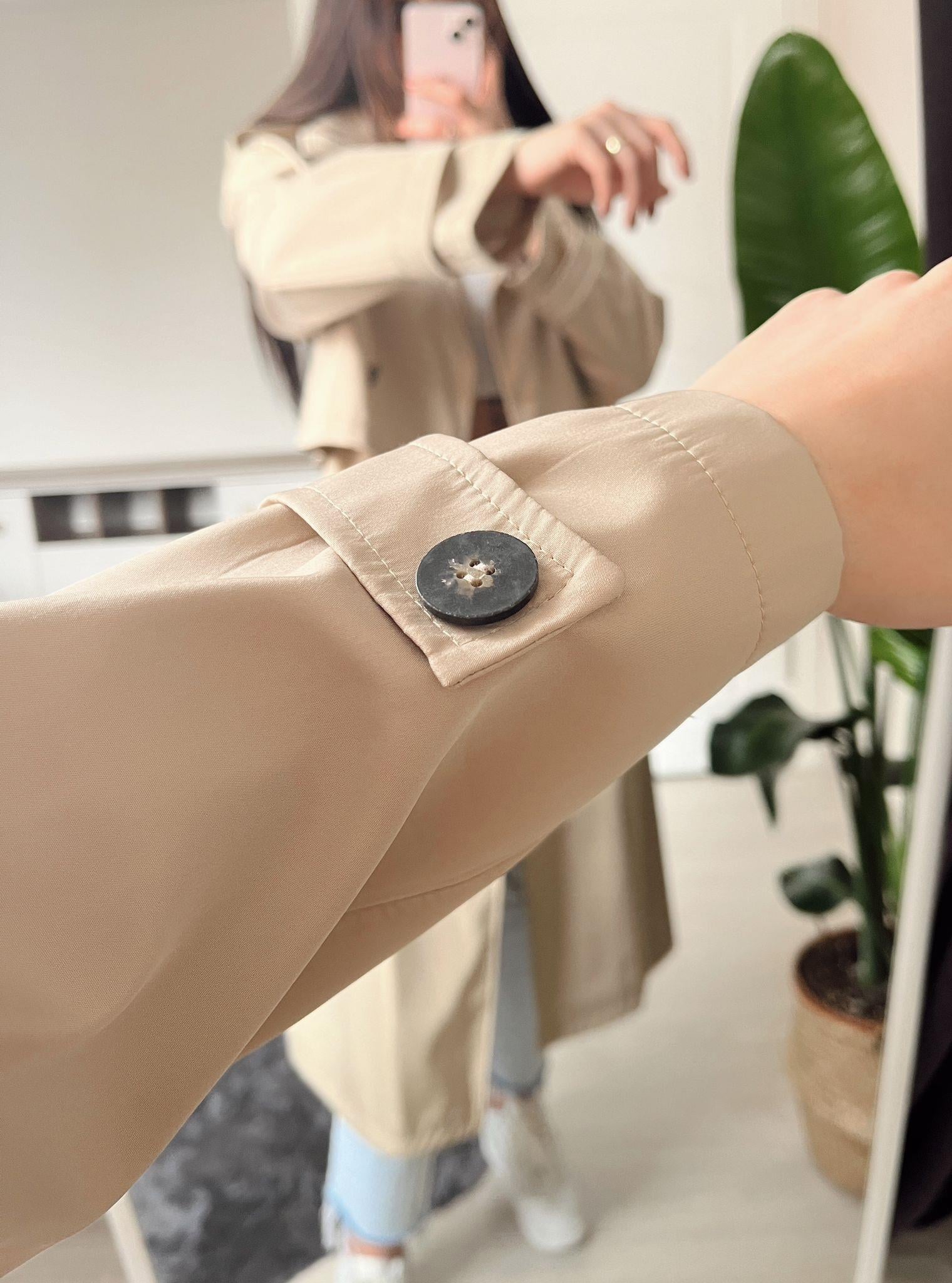 Luxury Parçalı Astarlı Premium Trençkot