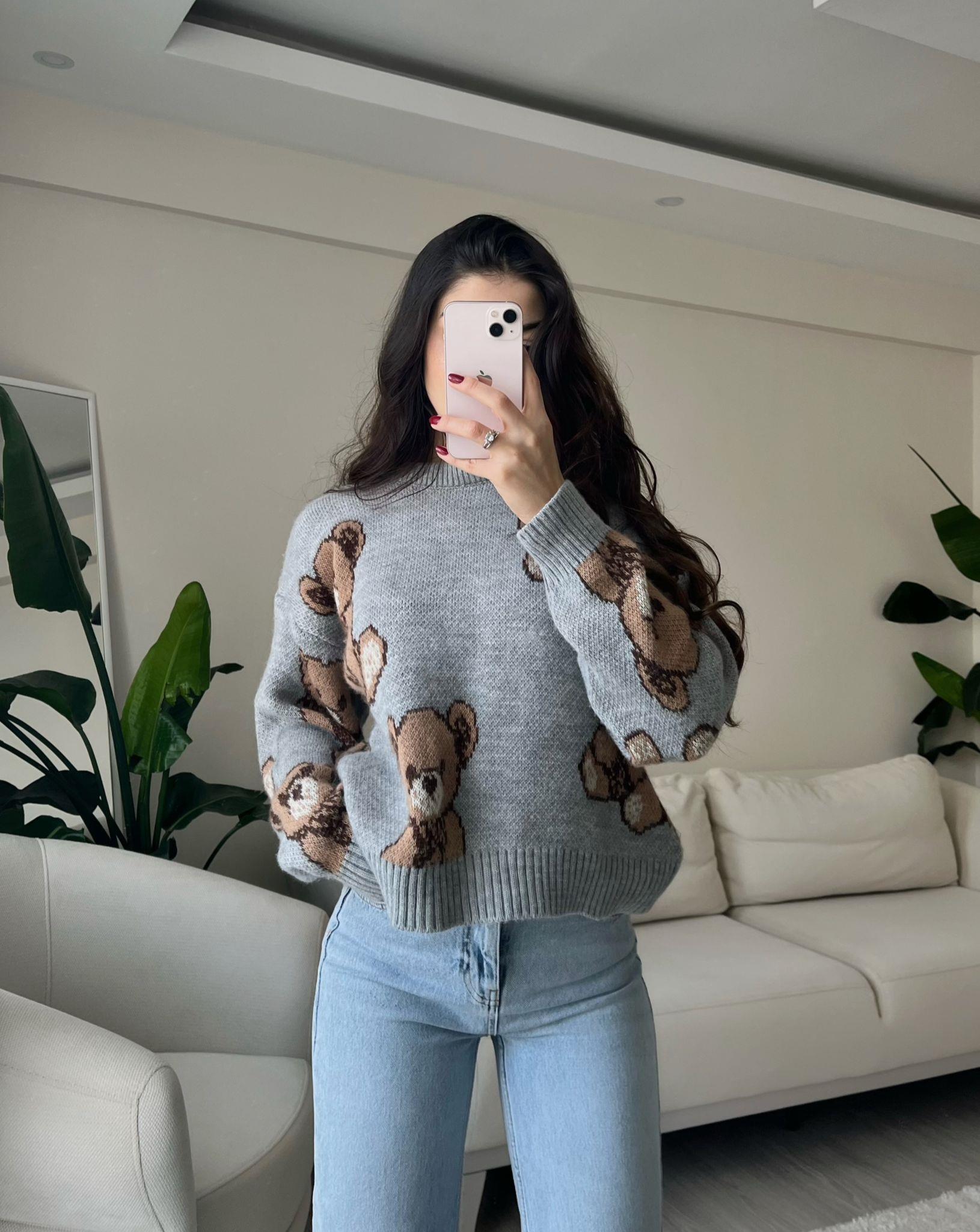 Teddy Ayıcıklı Yumoş Kazak