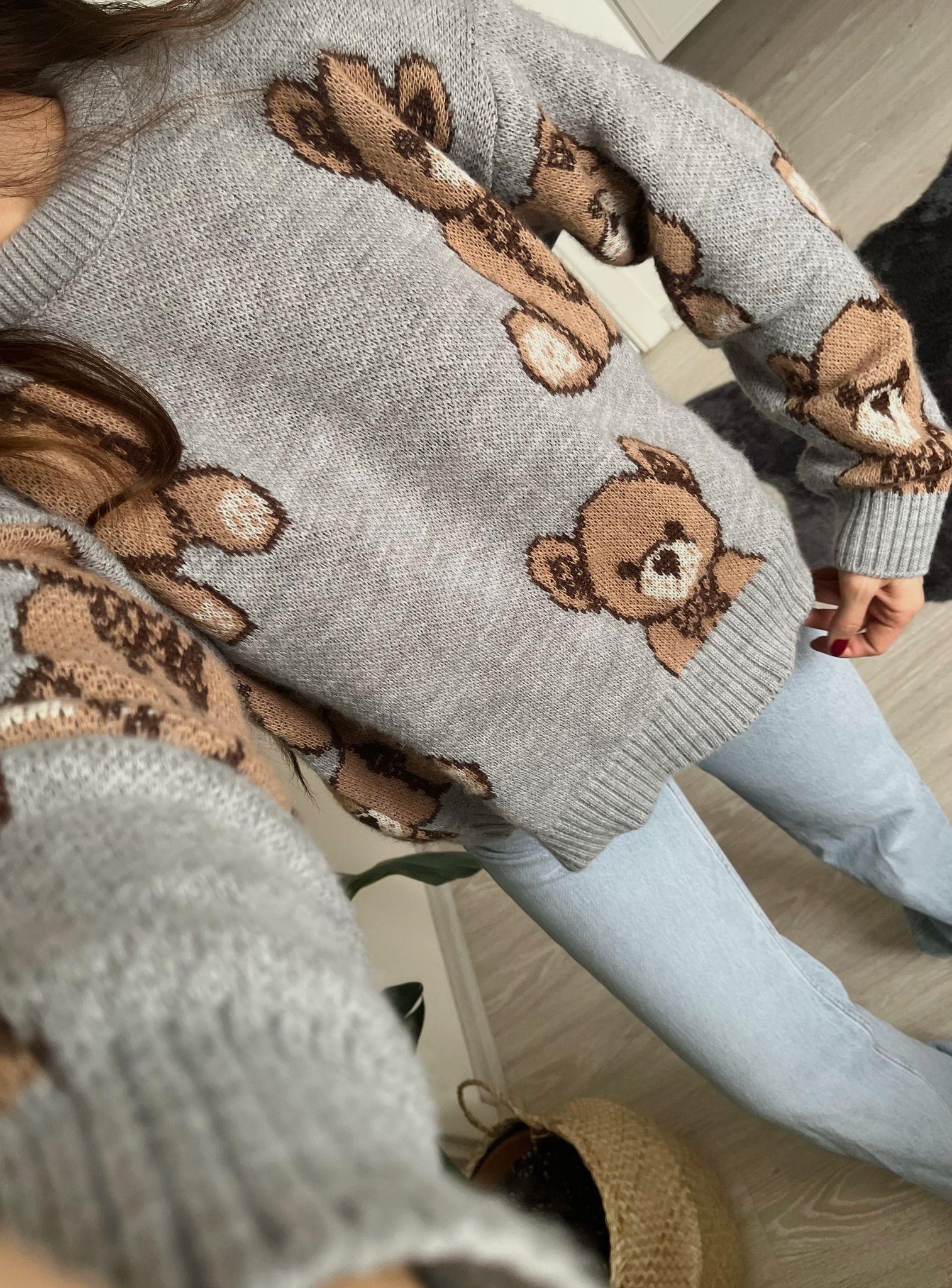 Teddy Ayıcıklı Yumoş Kazak