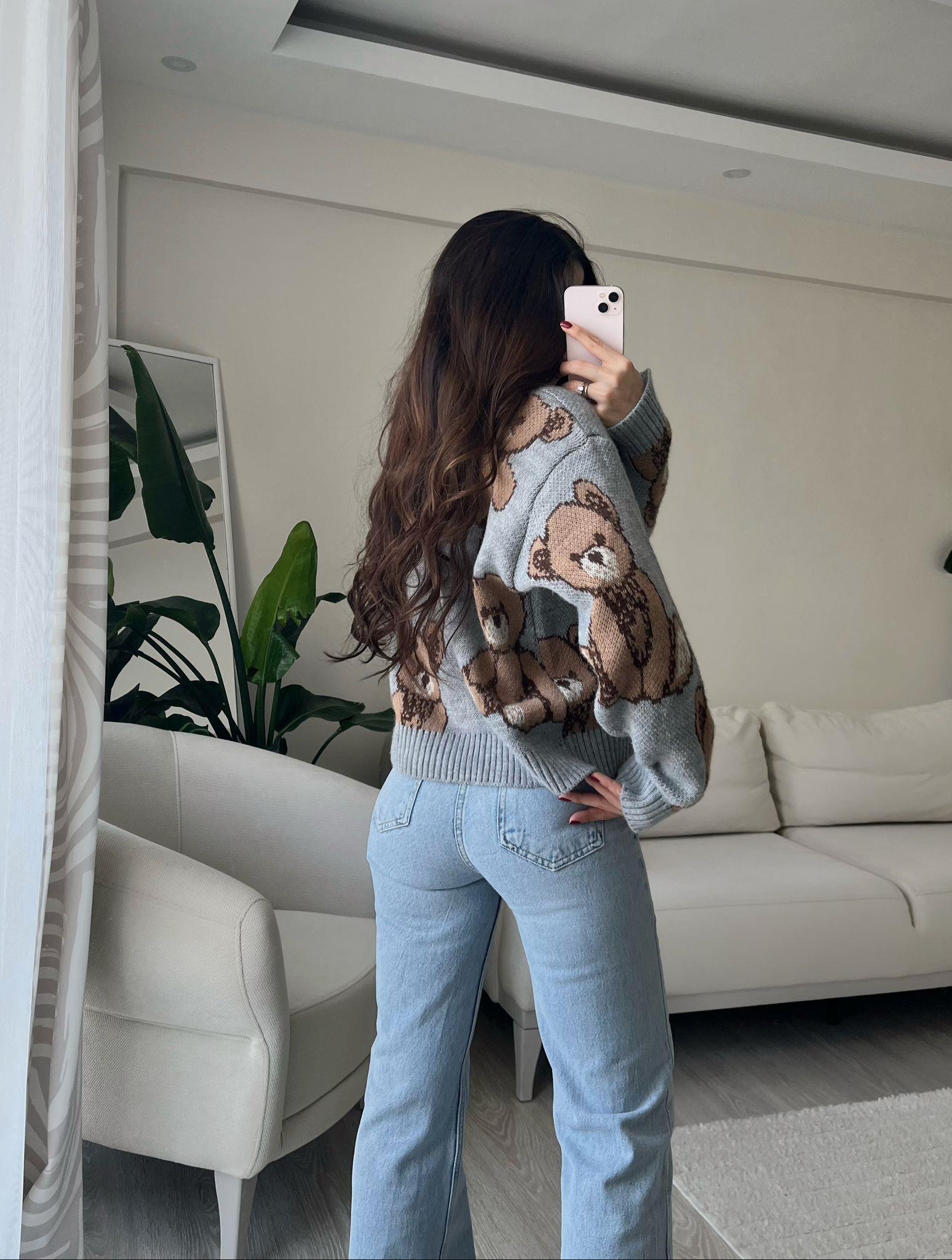 Teddy Ayıcıklı Yumoş Kazak