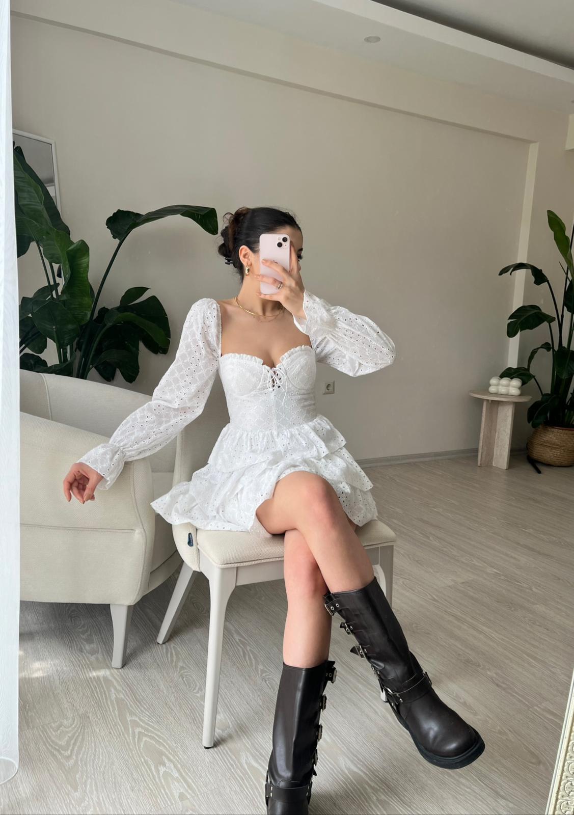 Valentina Premium Mini Fisto Elbise