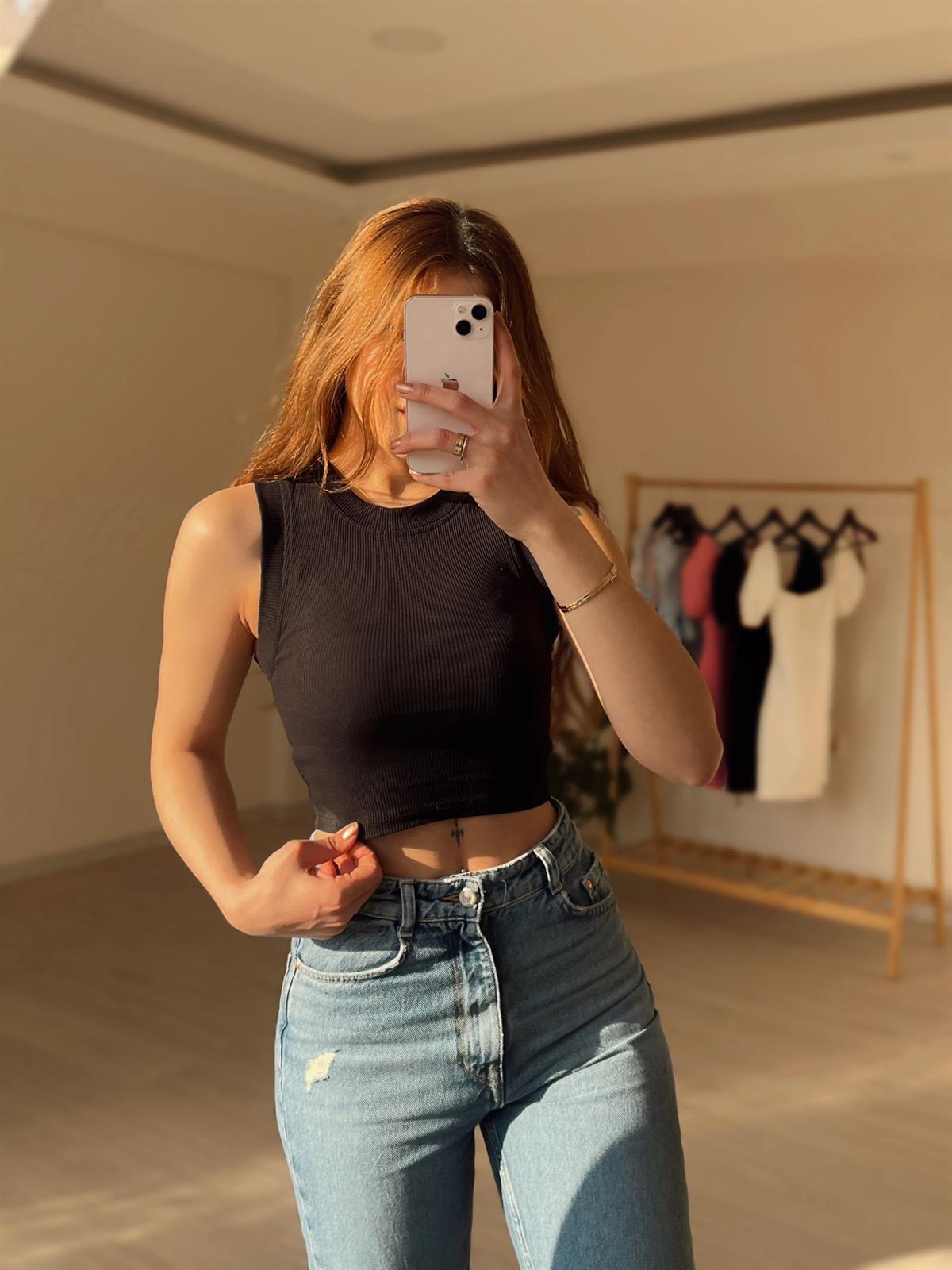 ZR Fitilli Basic Crop İkili Set