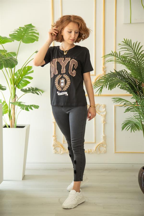 EXMOOD 1016 SLİM İŞLEMELİ JEANS