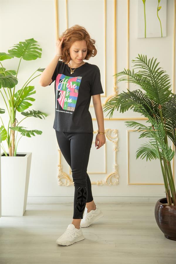 EXMOOD 1018 SLİM İŞLEMELİ JEANS
