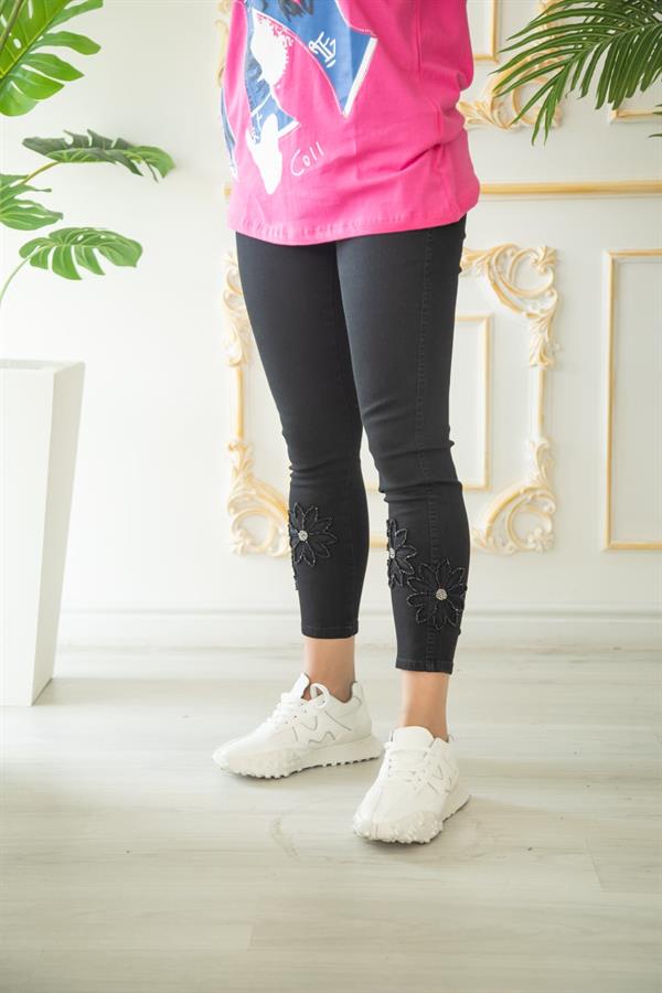 EXMOOD 1022 SLİM İŞLEMELİ JEANS