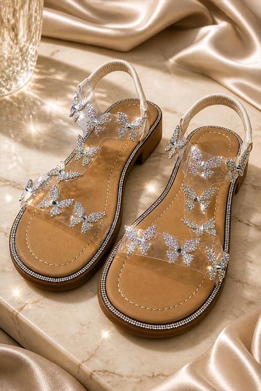 AYAKKABI VİVA K-252-0075-00 KELEBEK TAŞLI SANDALET AYAKKABI