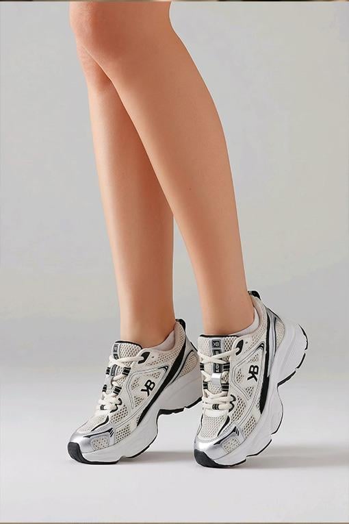 AYAKKABI VİVA K262-1152-00 FİLE DETAY KALIN TABANLI SPOR AYAKKABI