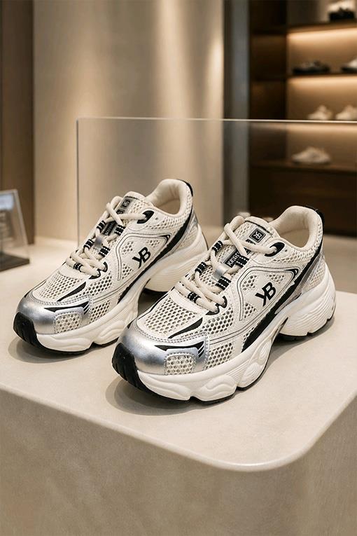 AYAKKABI VİVA K262-1152-00 FİLE DETAY KALIN TABANLI SPOR AYAKKABI