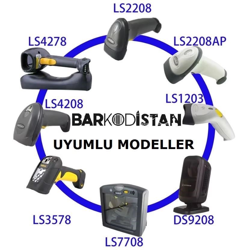 CBA-U01-S07ZAR USB Haberleşme Kablosu (Symbol Motorola Zebra)
