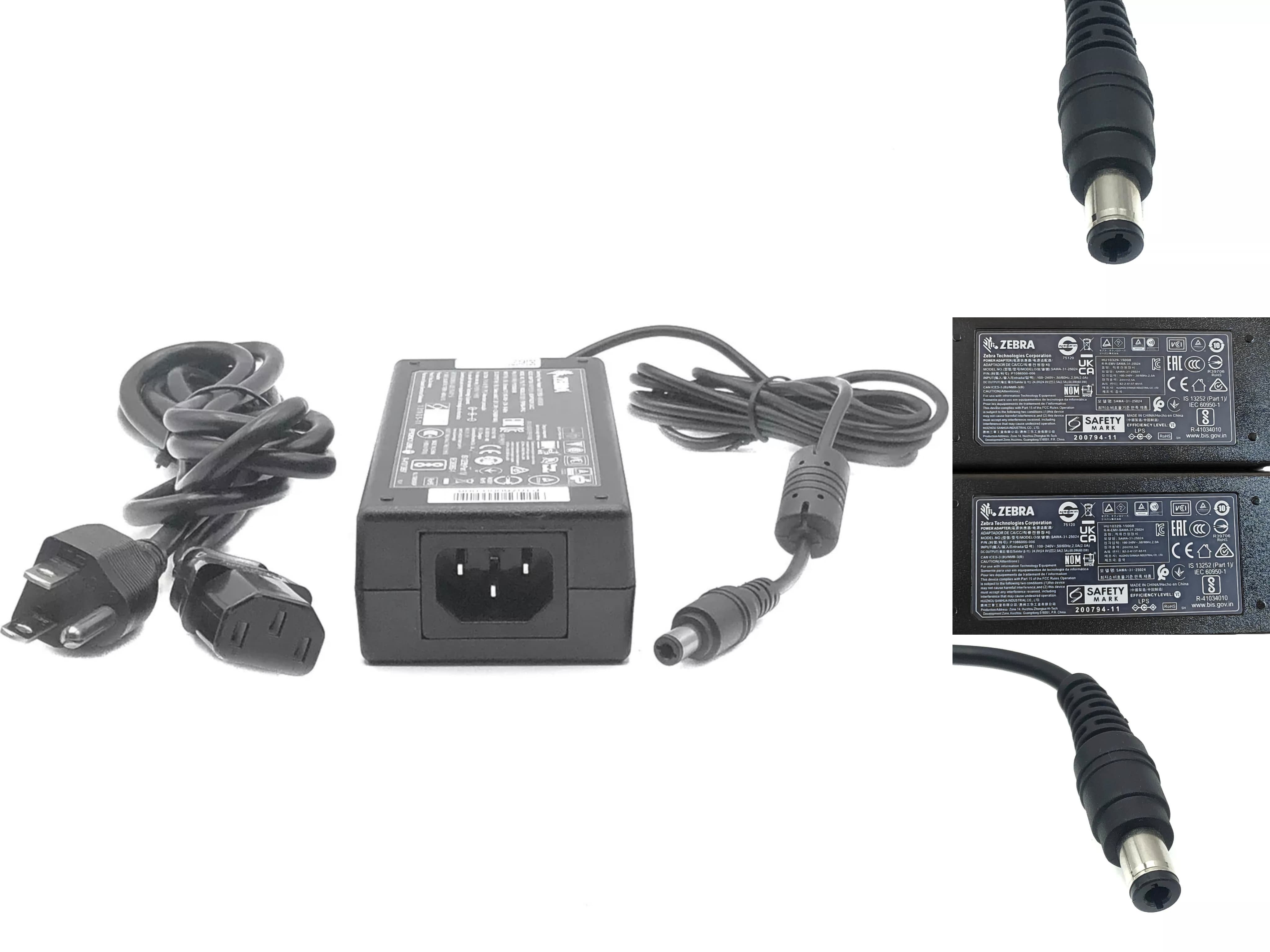 P1086000-006 Zebra Adaptör 24 V 2.5 A GK-ZD Serisi Power Supply