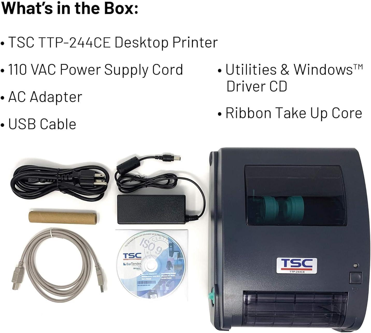 Tsc TTP-244CE Barkod Yazıcı (Usb-Seri-Paralel-Ethernet)