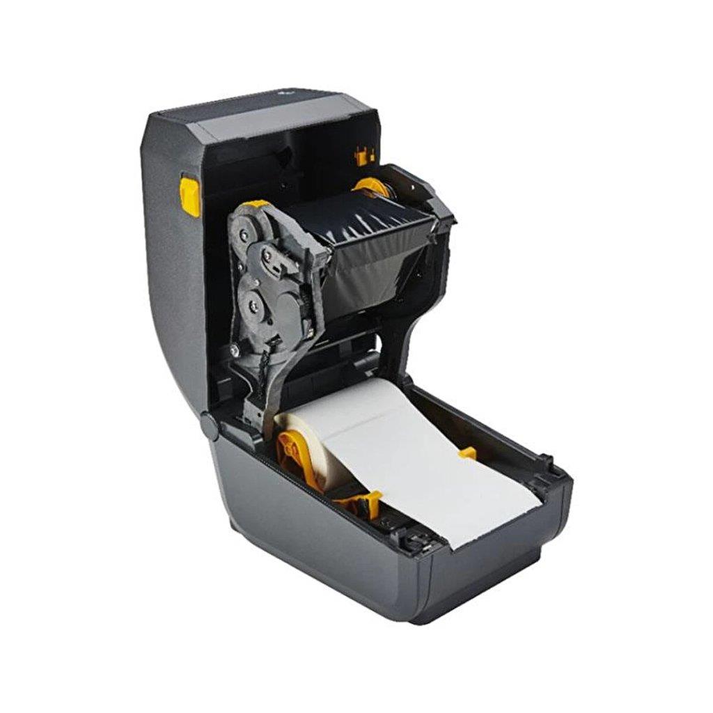 ZD23042-30EC00EZ ZEBRA ZD230T 203DPI TERMAL TRANSFER USB+ETHERNET BARKOD YAZICI (RİBONLU KULLANIM 300/74mt)