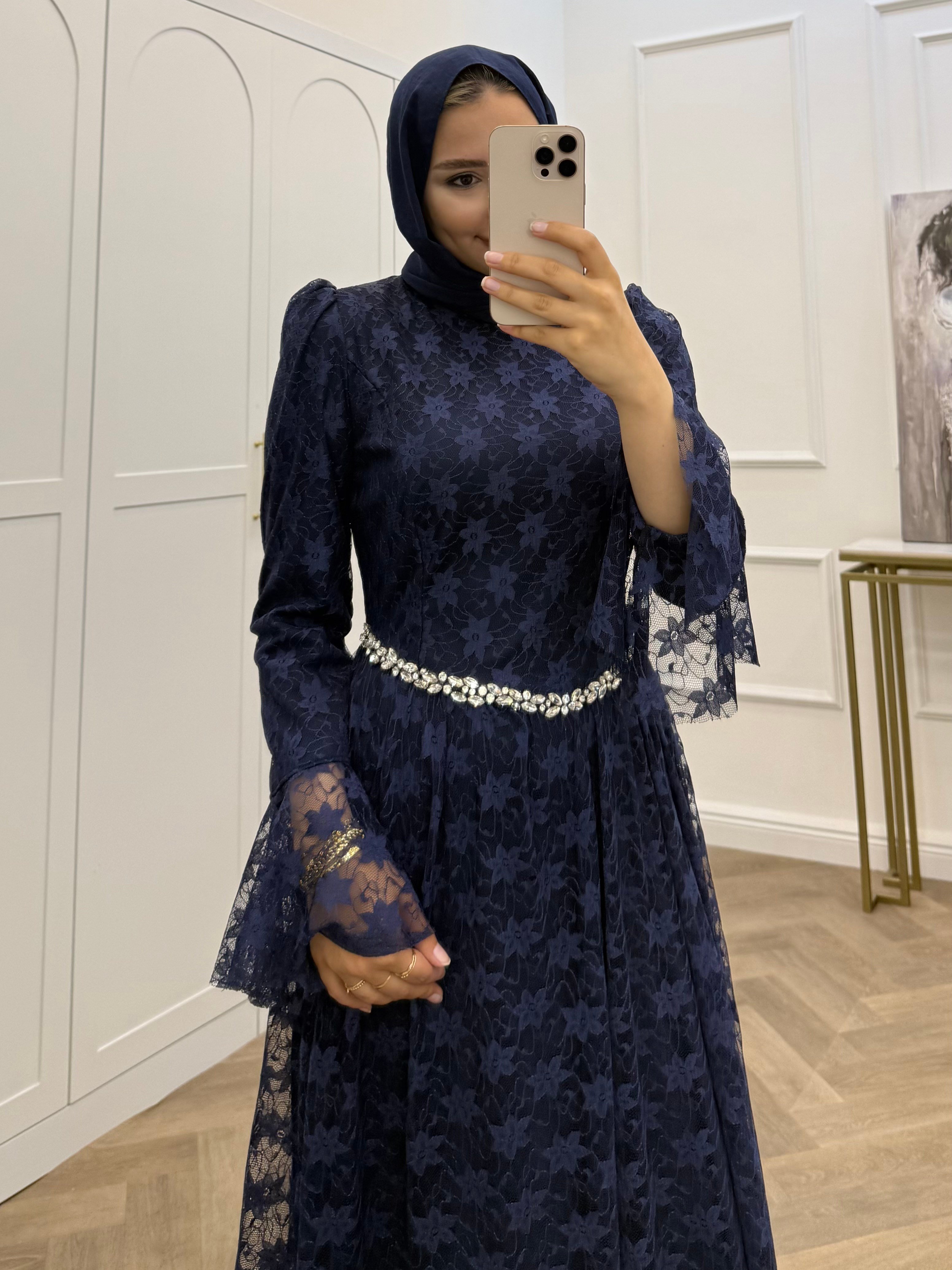  BUSE GÜPÜR ABİYE LACİVERT
