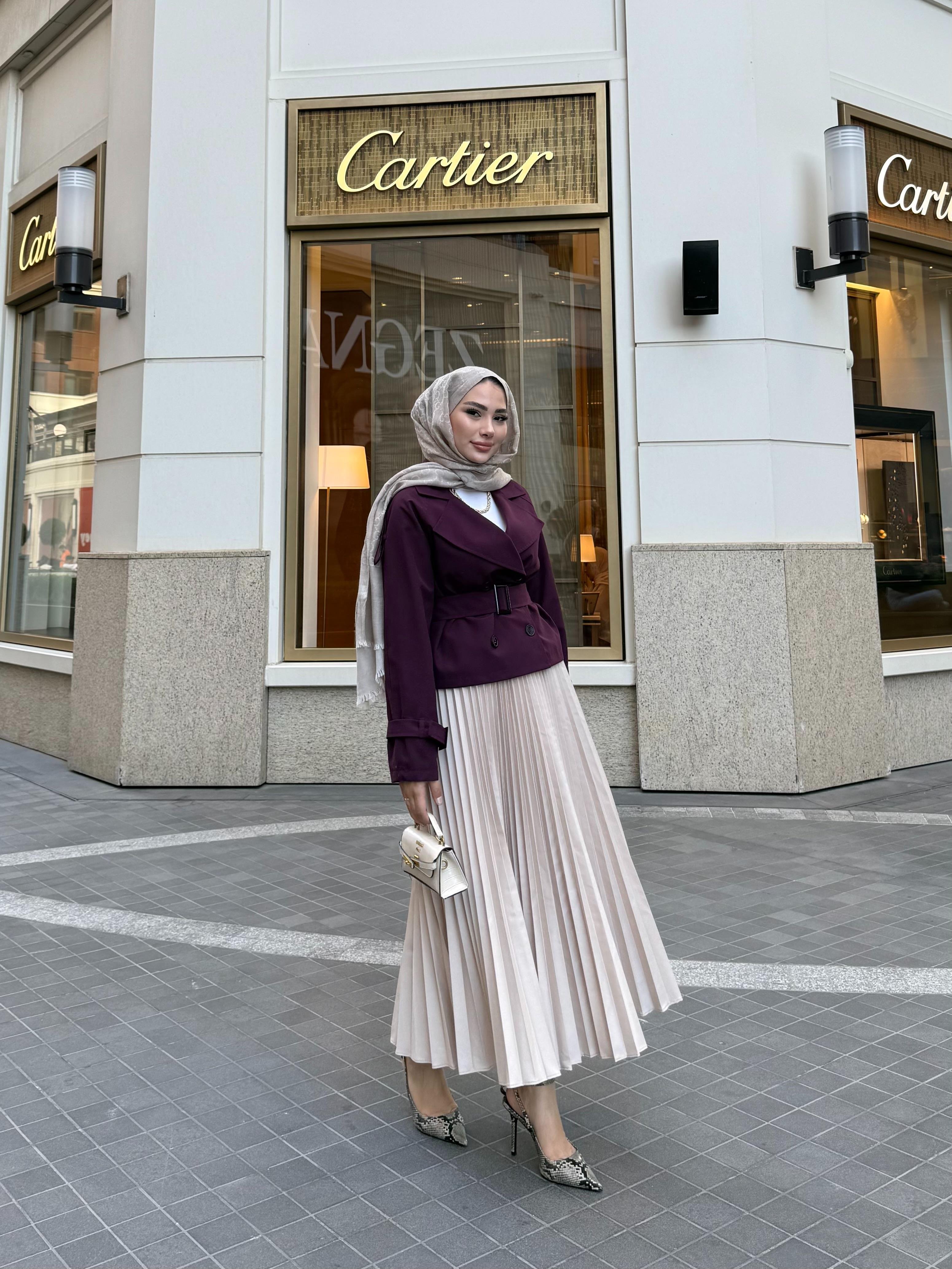 APOLETLİ KISA TRENÇKOT MÜRDÜM