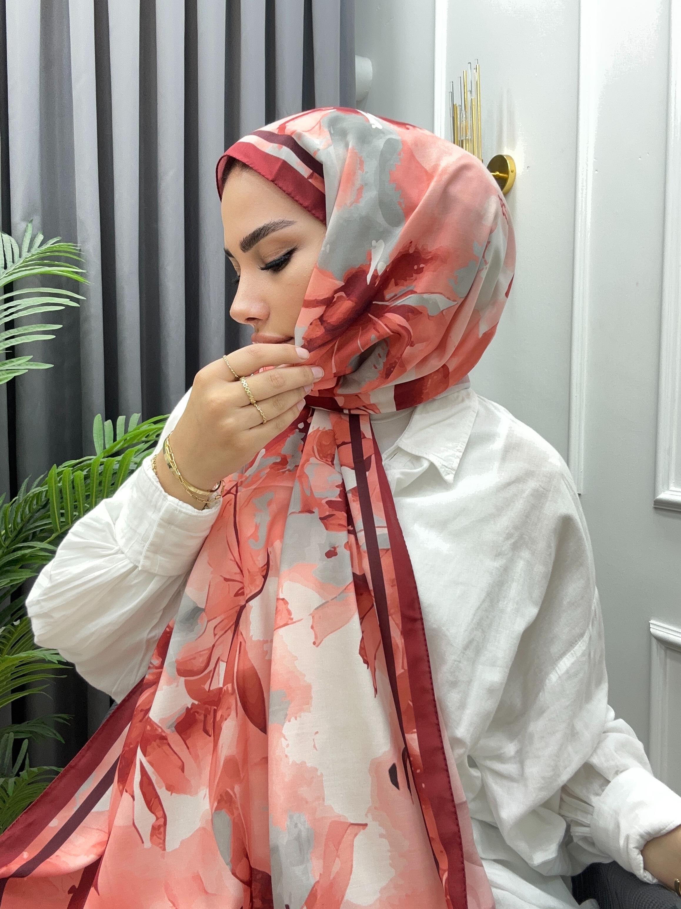 AQUA SOFT KARIŞIK DESEN ŞAL BORDO