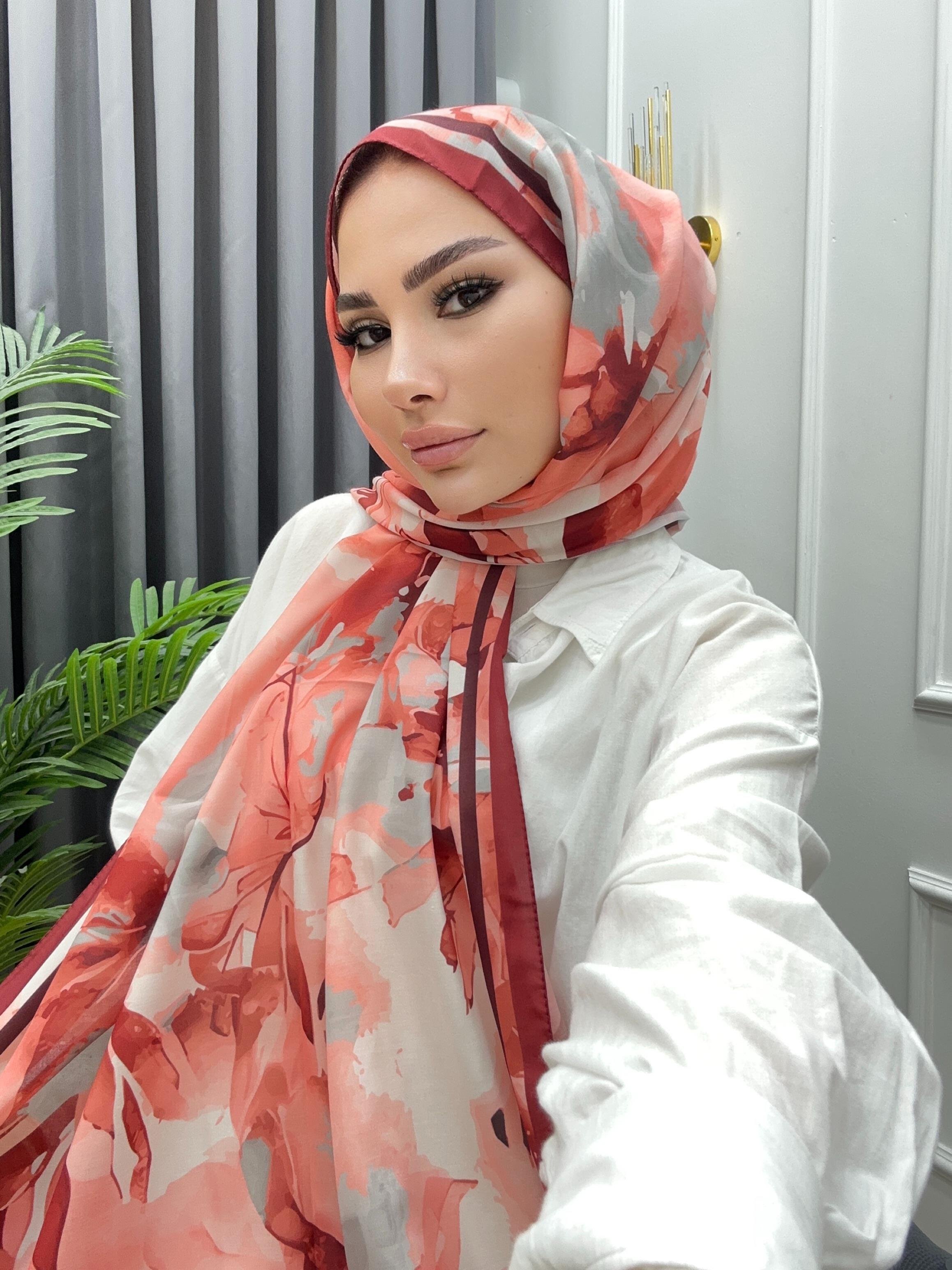 AQUA SOFT KARIŞIK DESEN ŞAL BORDO