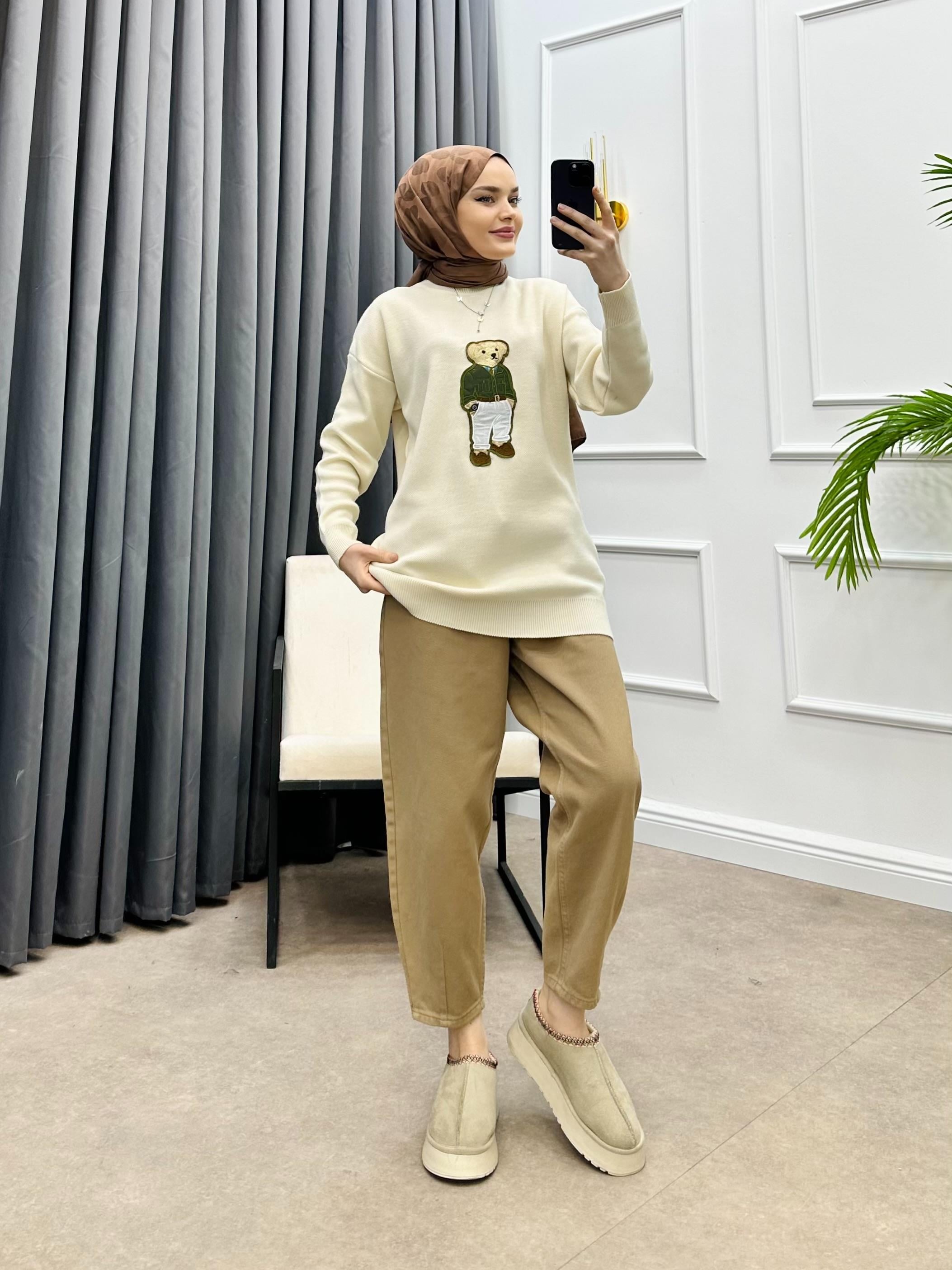 AYICIKLI TRİKO KAZAK TAŞ