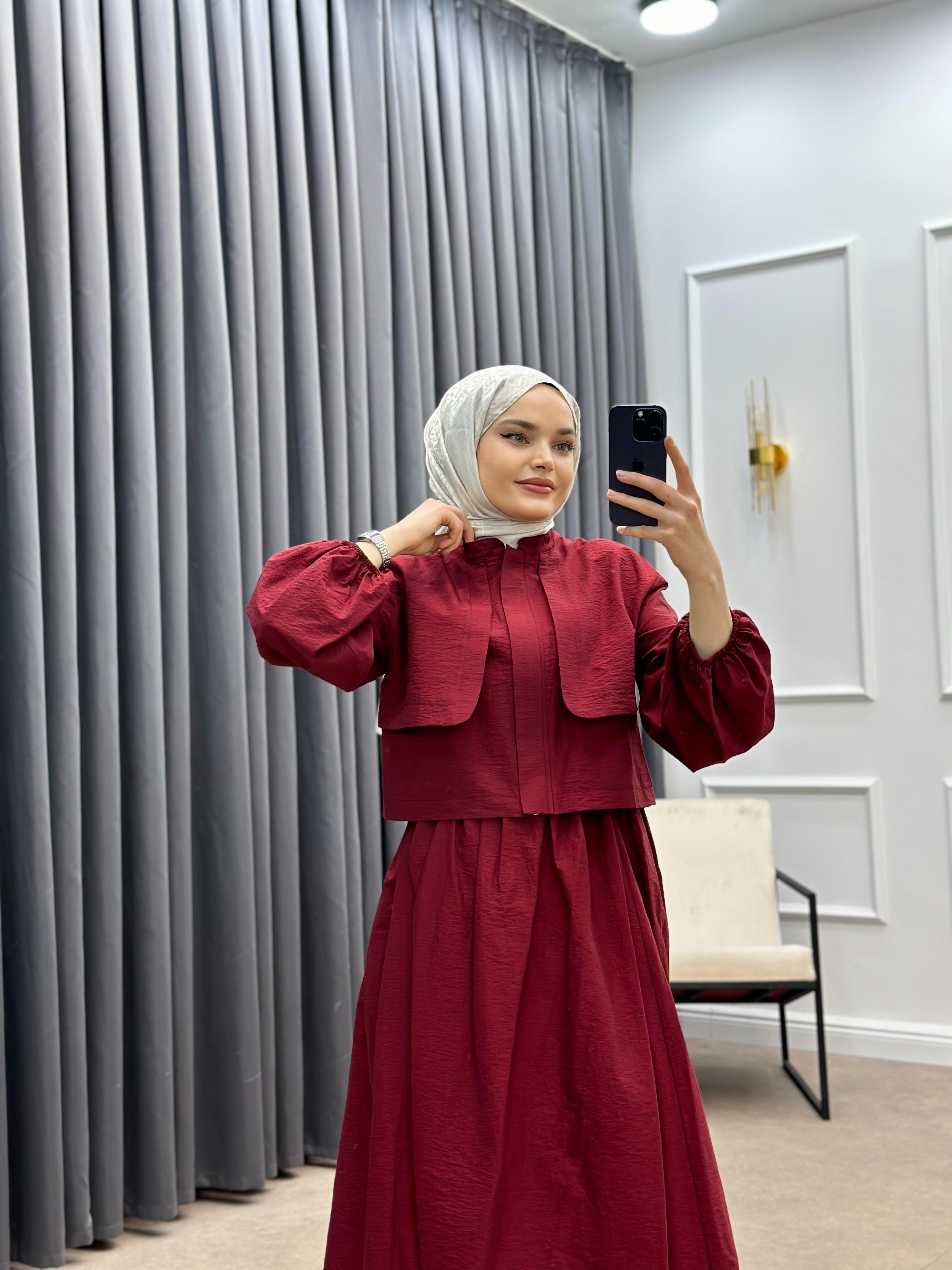 BALON ETEKLİ PARAŞÜT TAKIM BORDO