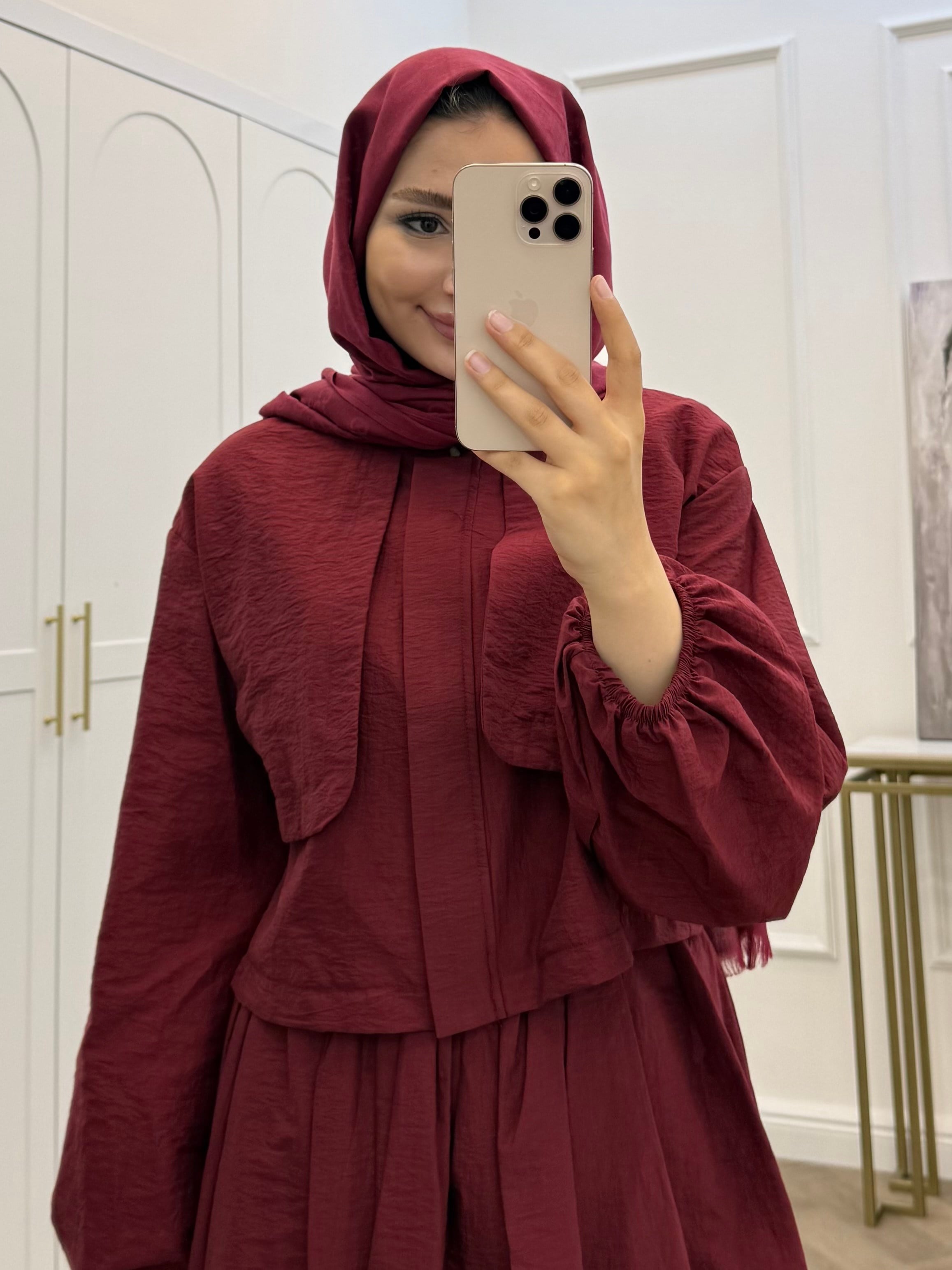 BALON ETEKLİ PARAŞÜT TAKIM BORDO