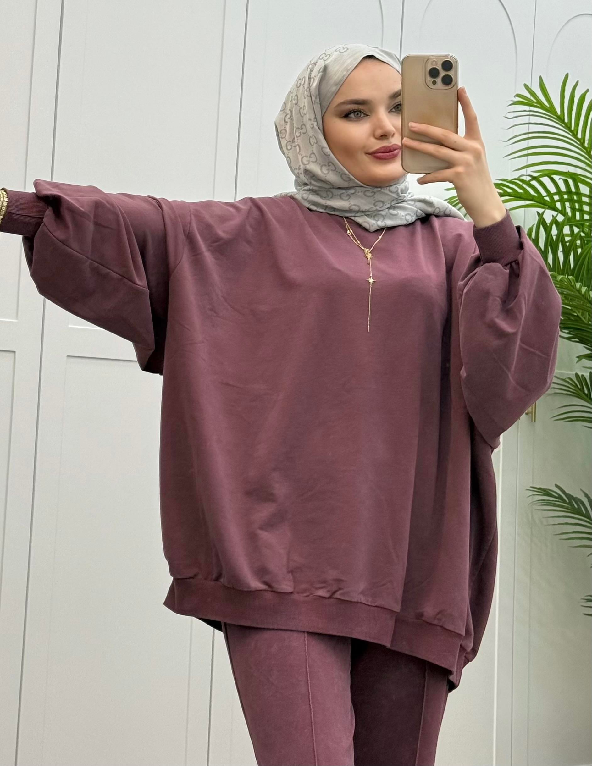BASİC PANTOLONLU TAKIM MÜRDÜM