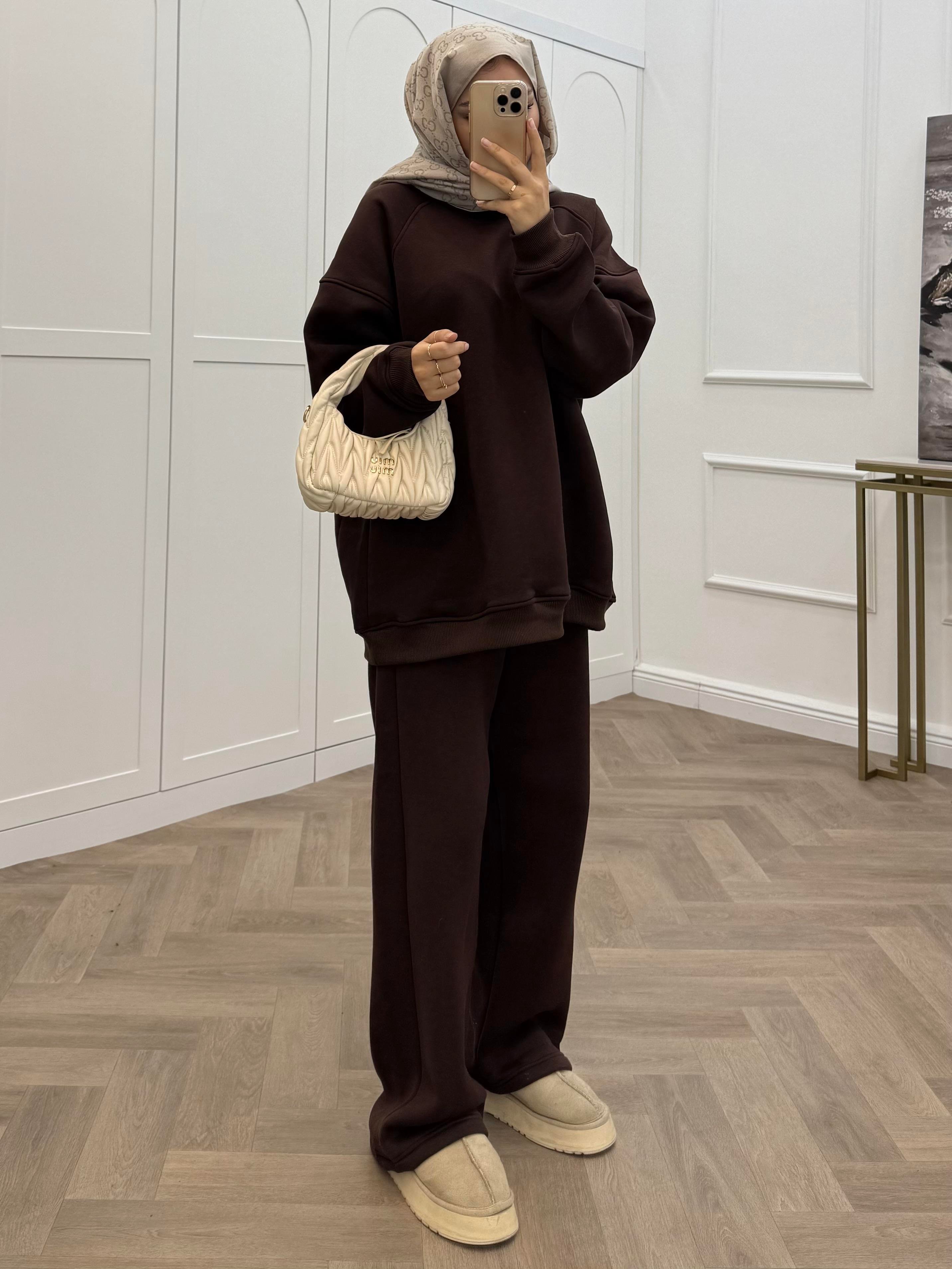 BASİC ŞARDONLU TAKIM KAHVE