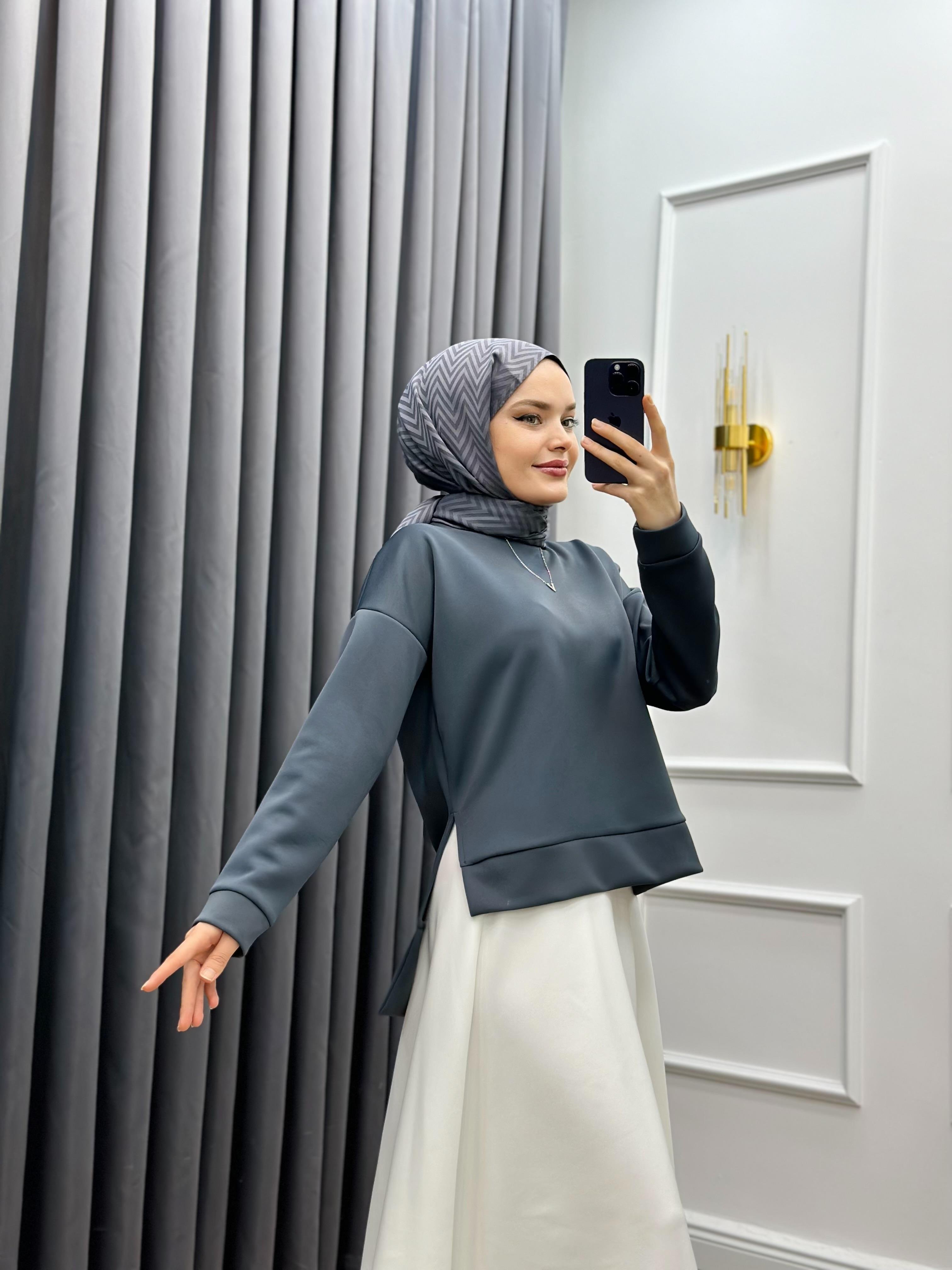 BASİC SCUBA BLUZ ANTRASİT