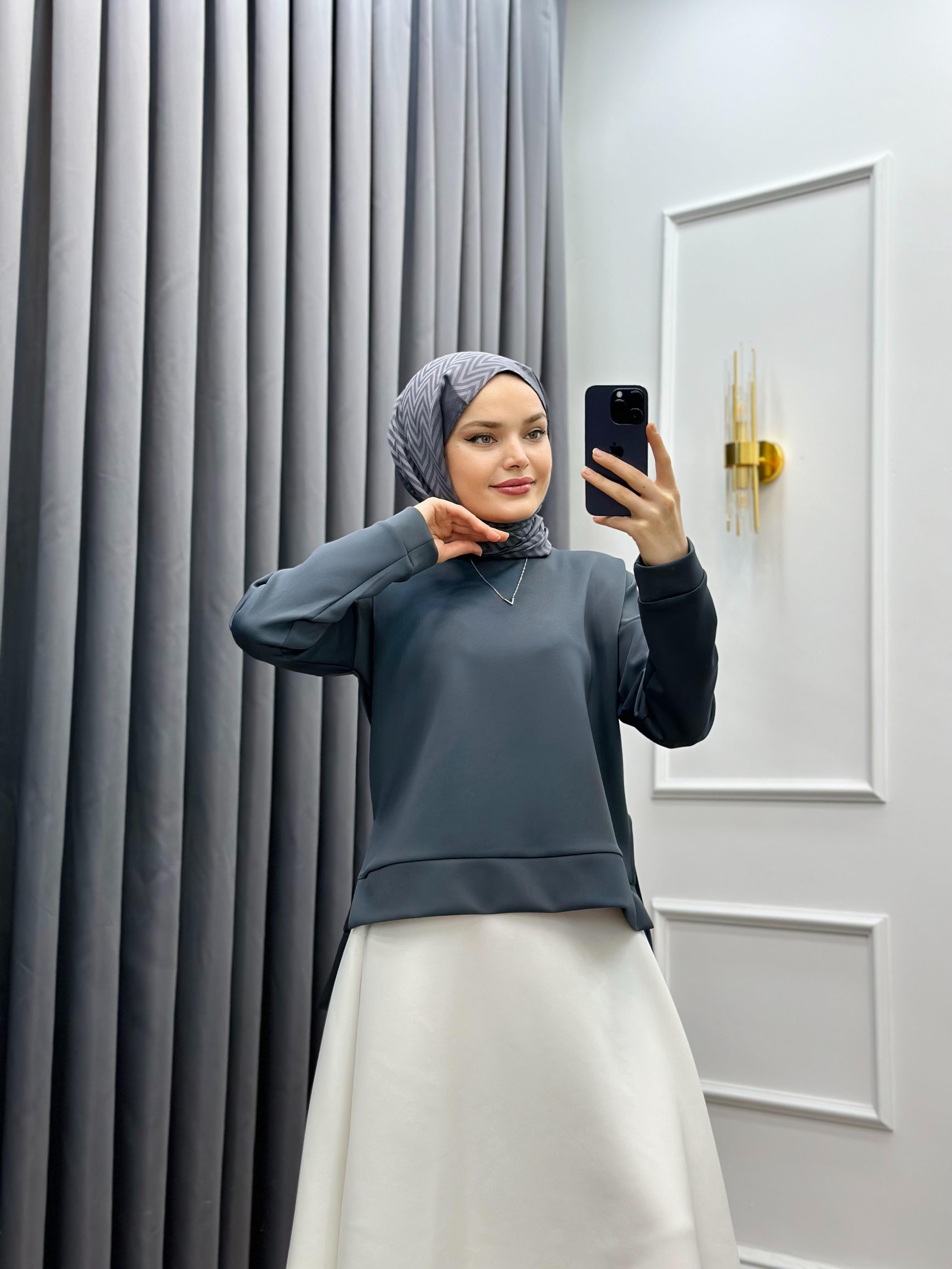 BASİC SCUBA BLUZ ANTRASİT