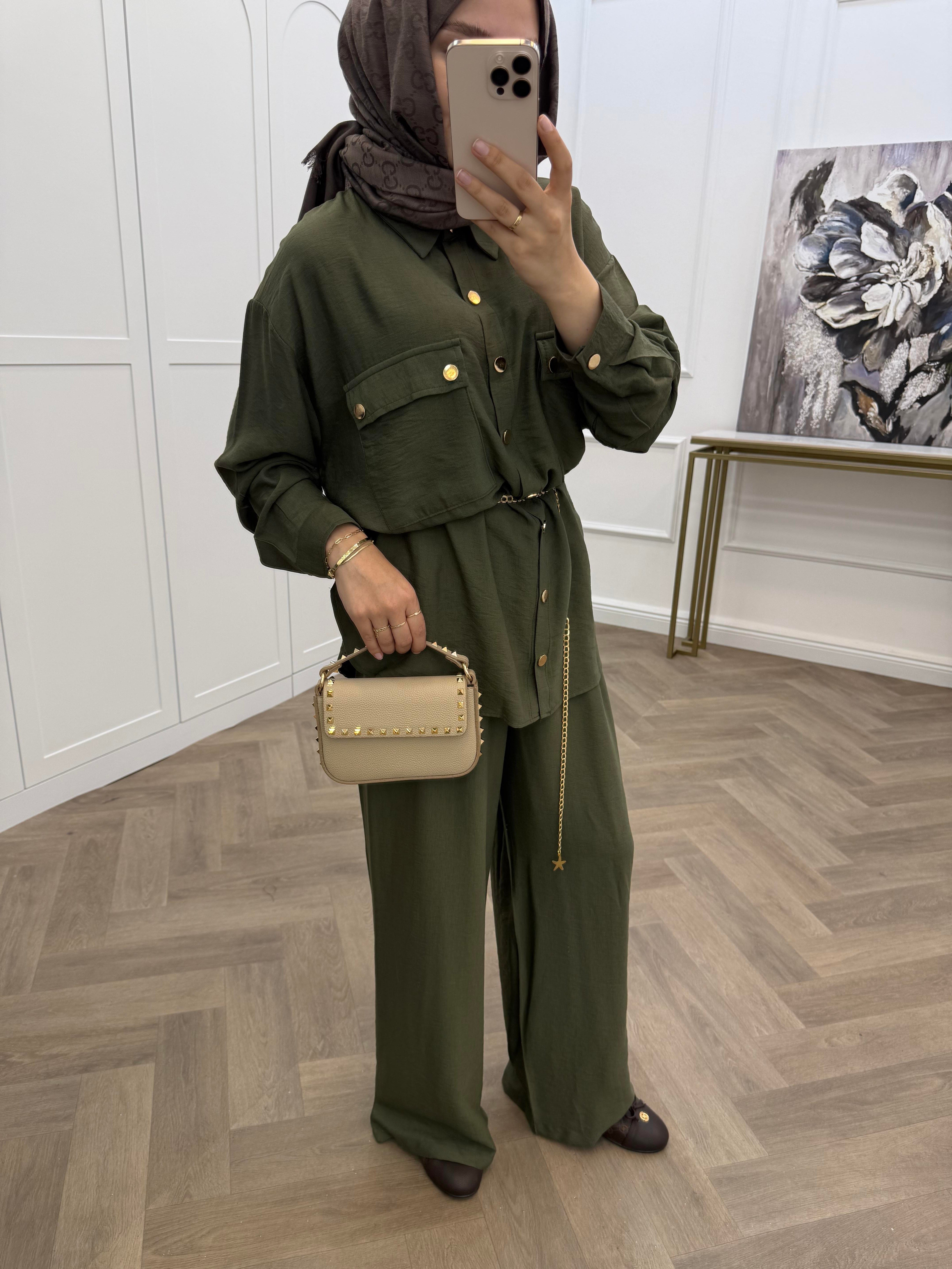 CHANEL PANTOLONLU TAKIM LACİVERT 