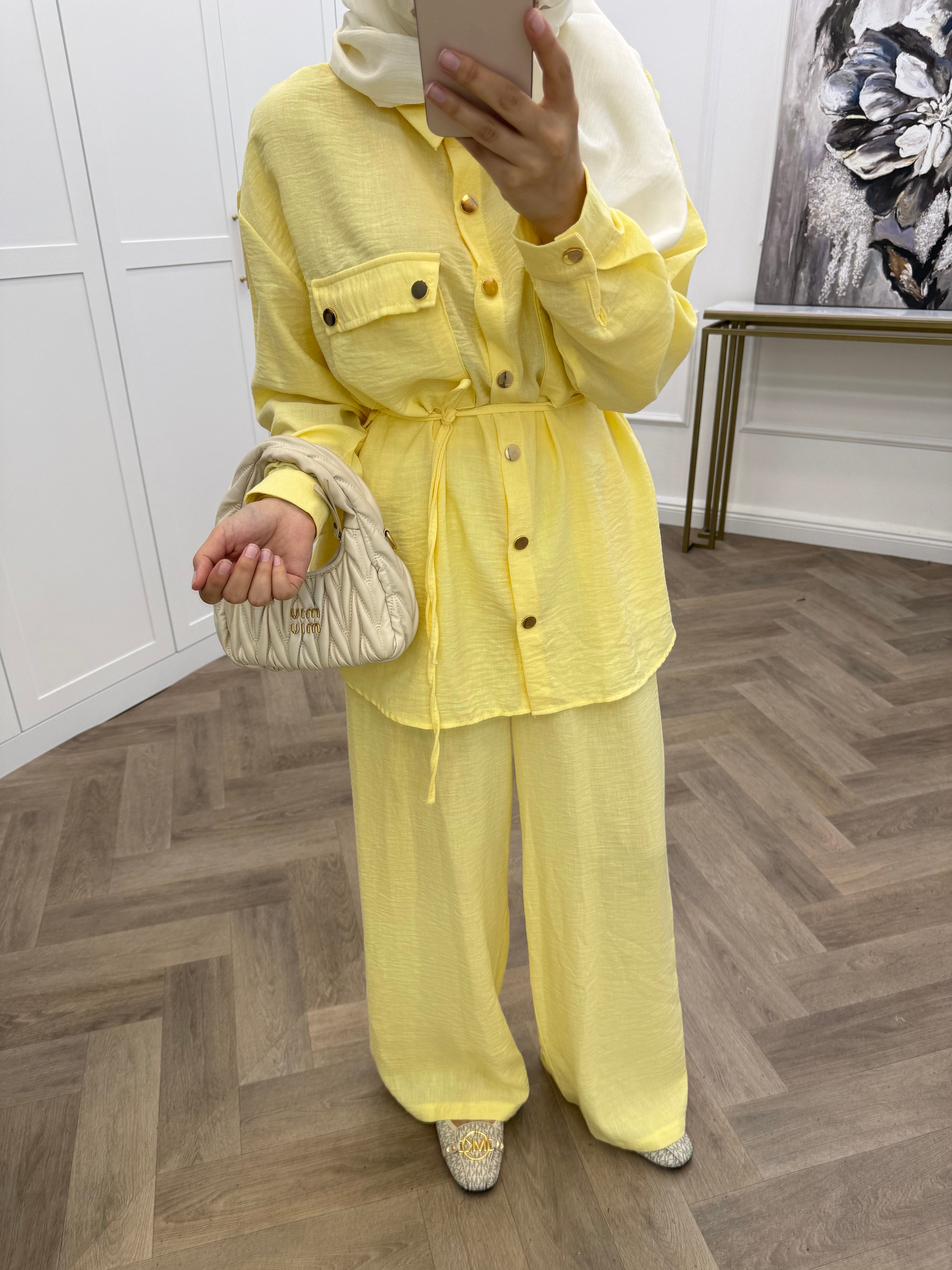 CHANEL PANTOLONLU TAKIM SARI