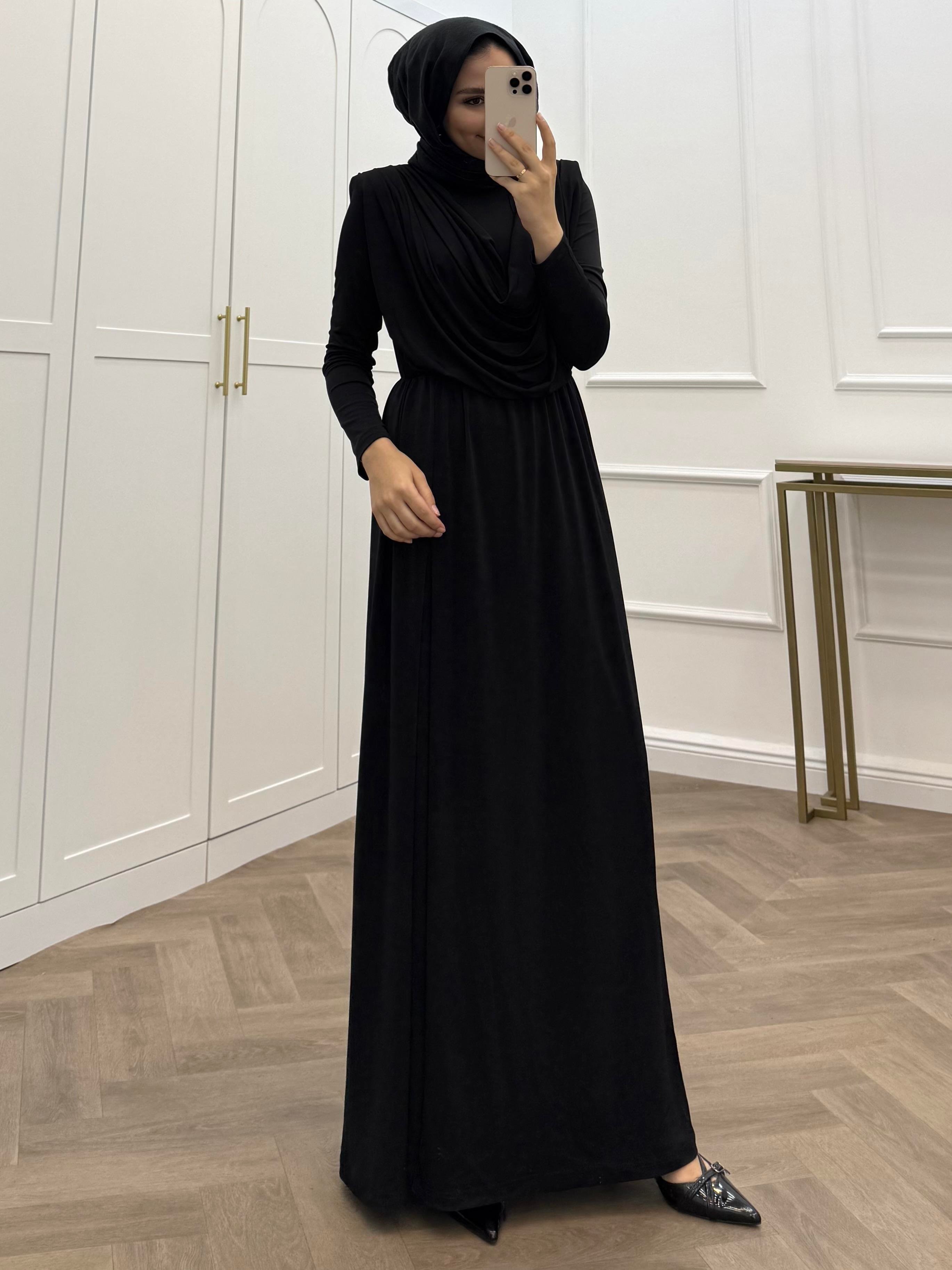 DEGAJE YAKA SANDY TULUM SİYAH