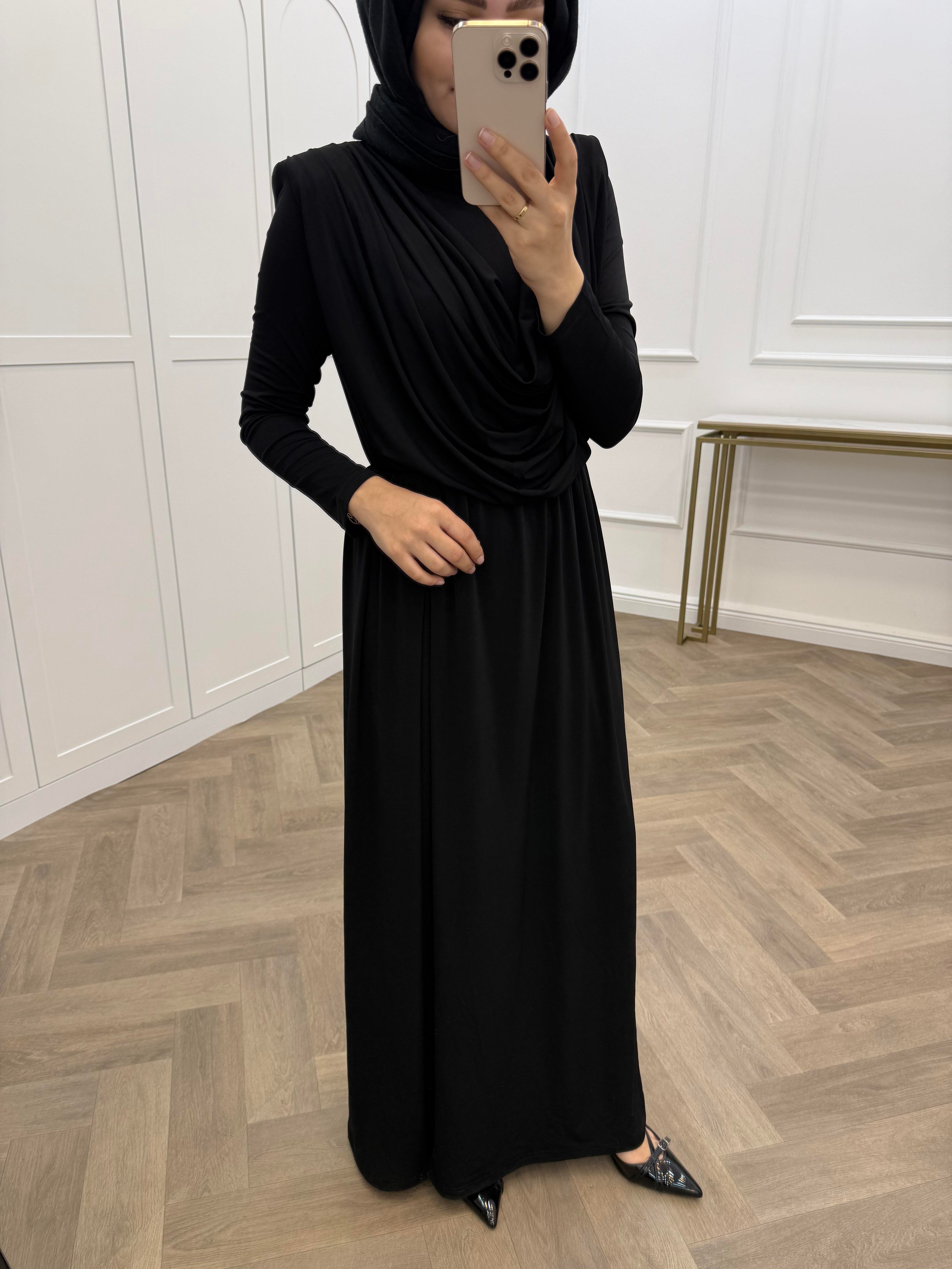 DEGAJE YAKA SANDY TULUM SİYAH