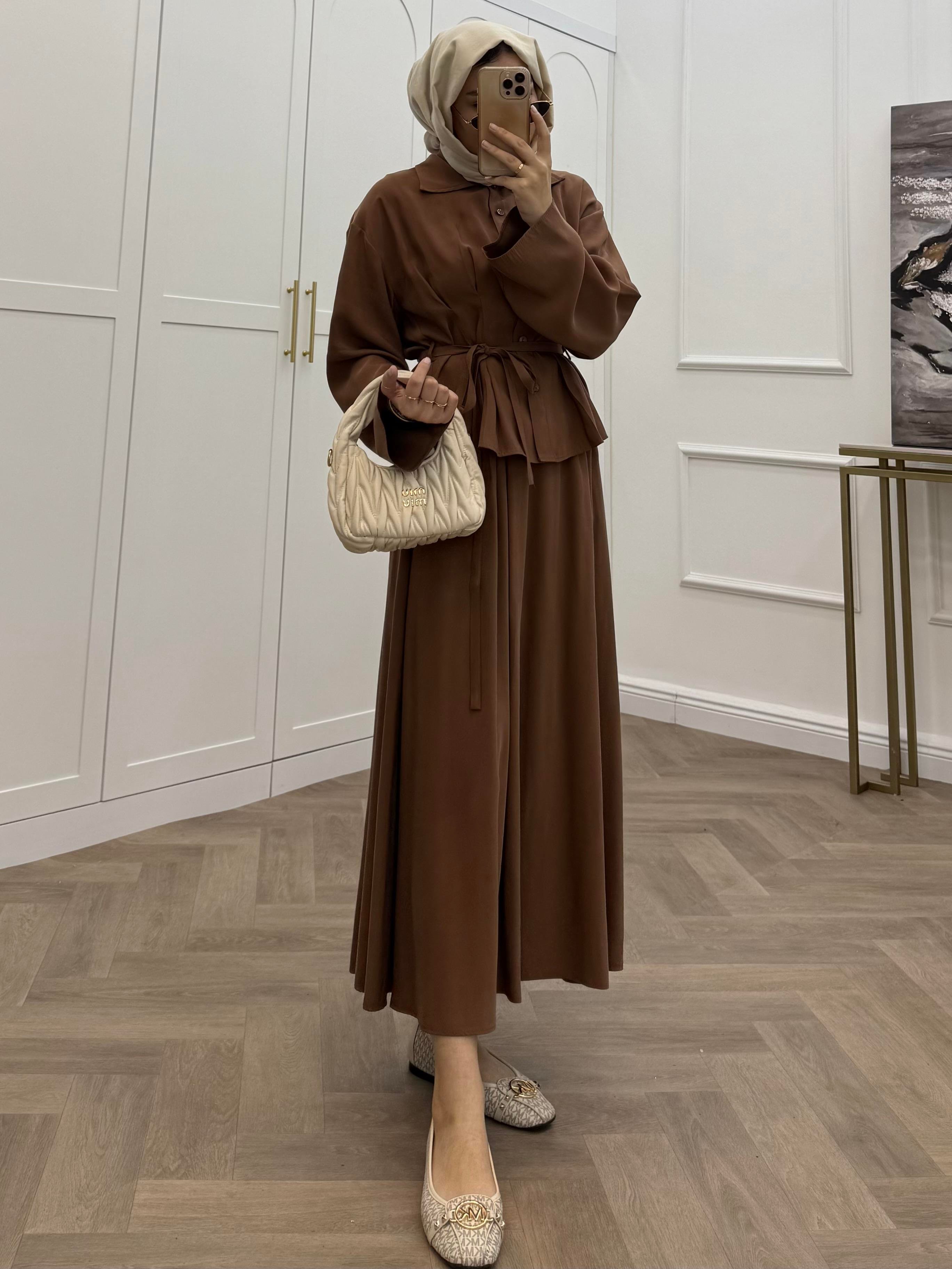 DÜĞMELİ BASİC MODAL ETEKLİ TAKIM TABA