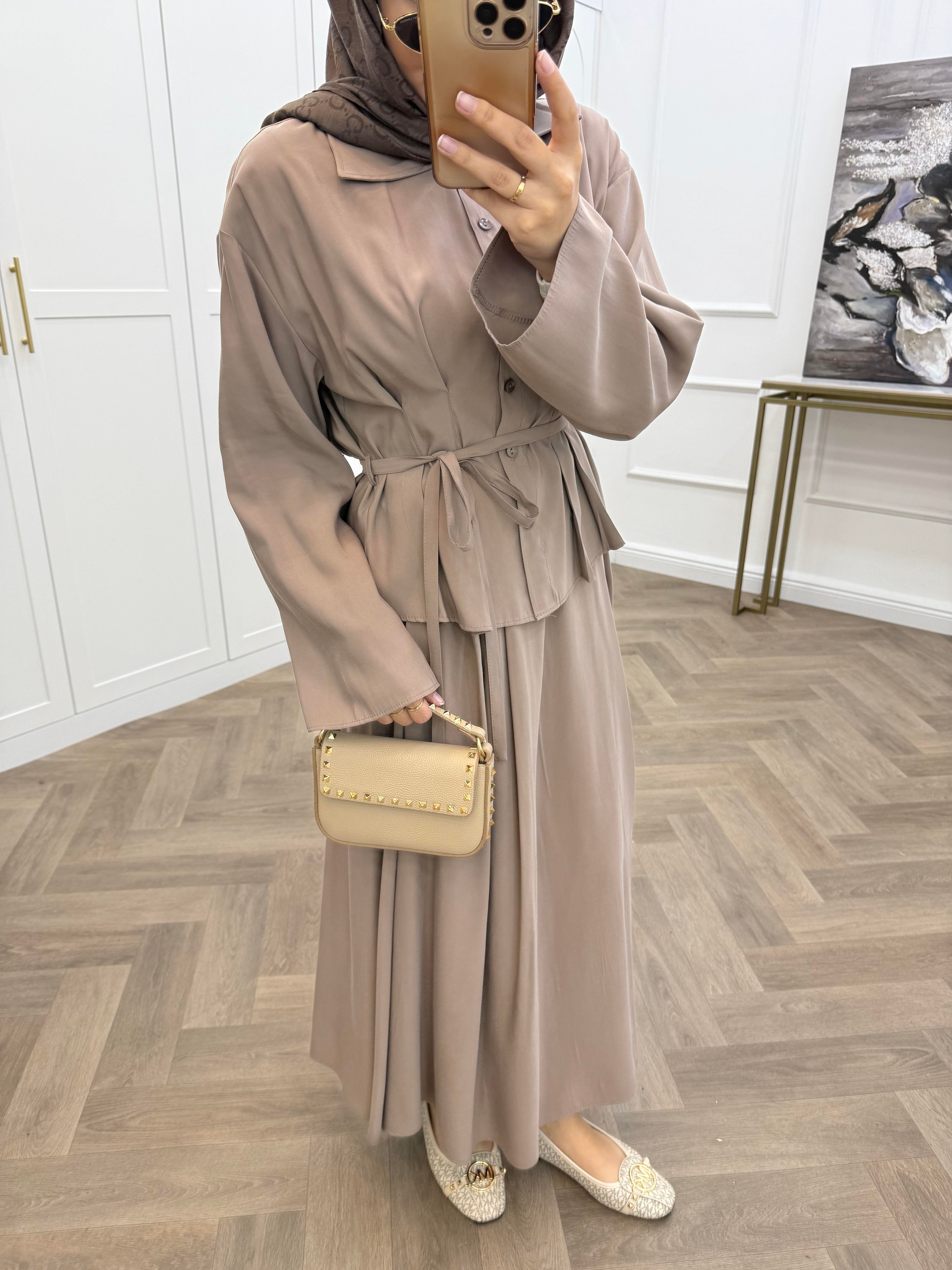 DÜĞMELİ BASİC MODAL ETEKLİ TAKIM  VİZON