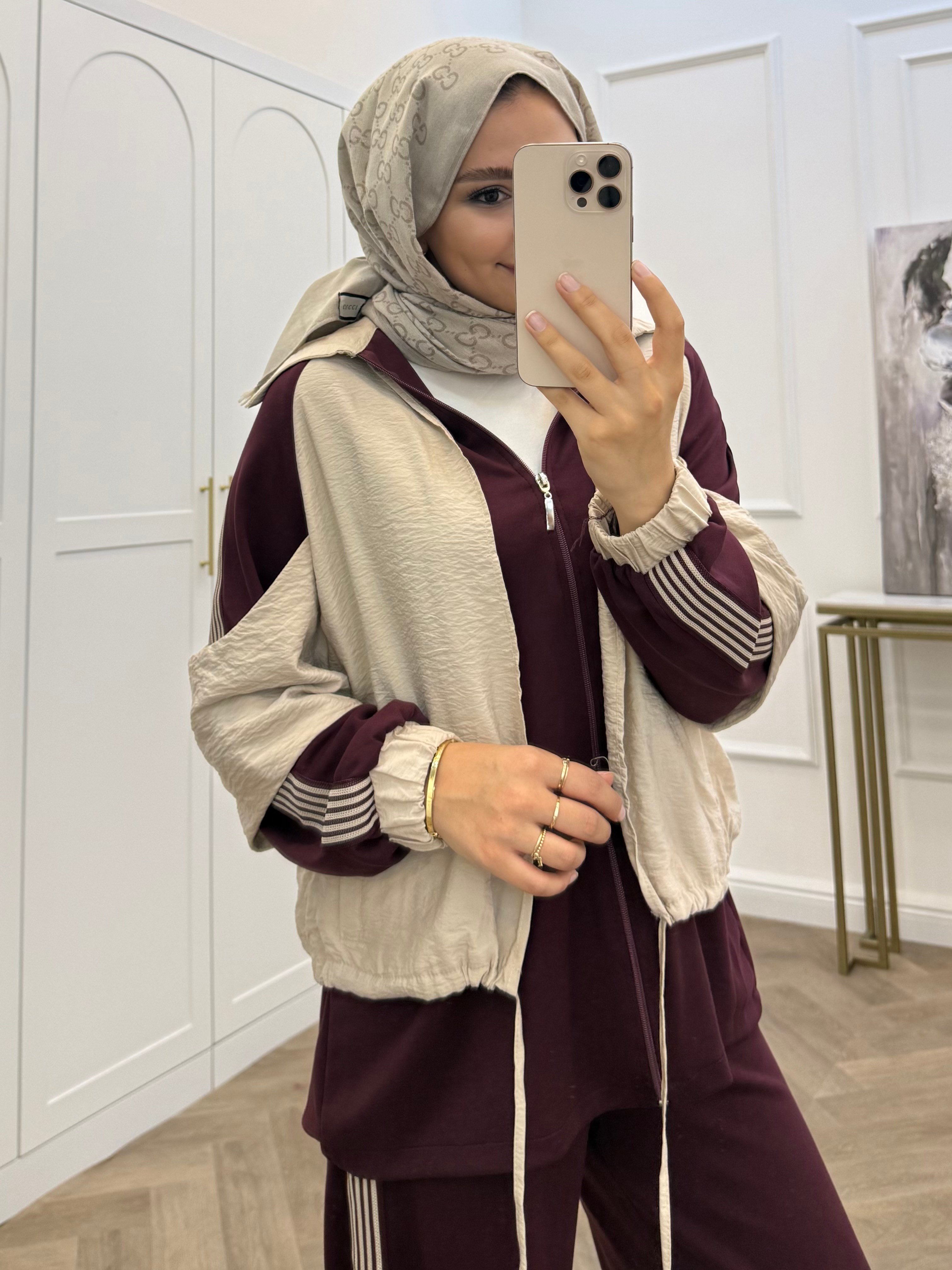 ELAY EŞOFMAN TAKIMI BORDO