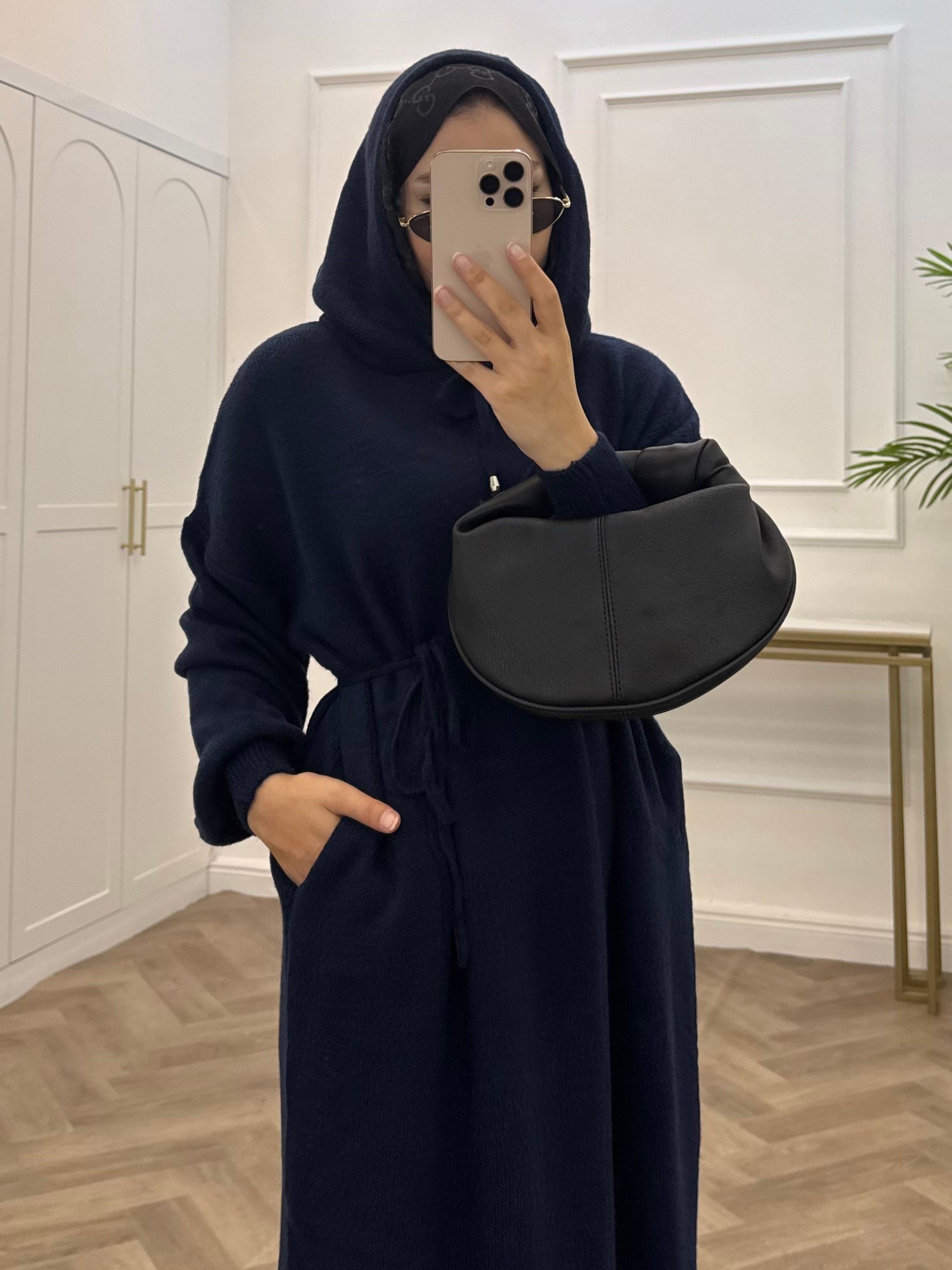 ELENİ YUMOŞ ELBİSE LACİVERT