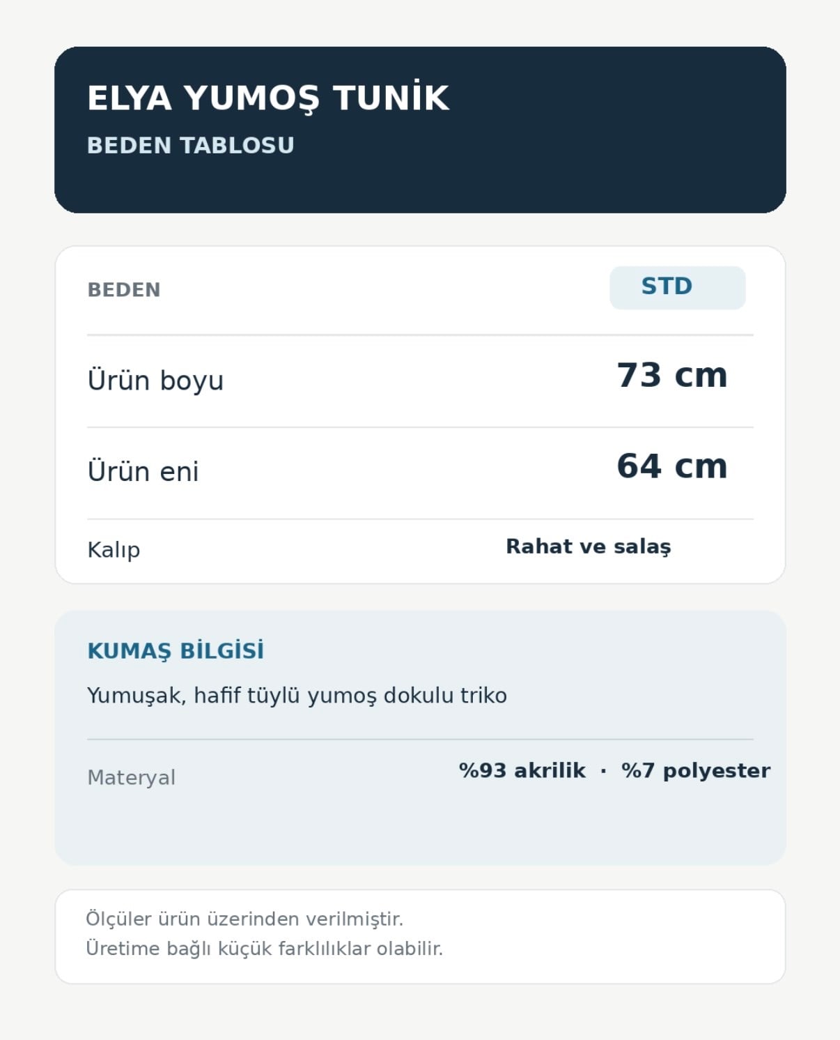 ELYA YUMOŞ TUNİK SİYAH