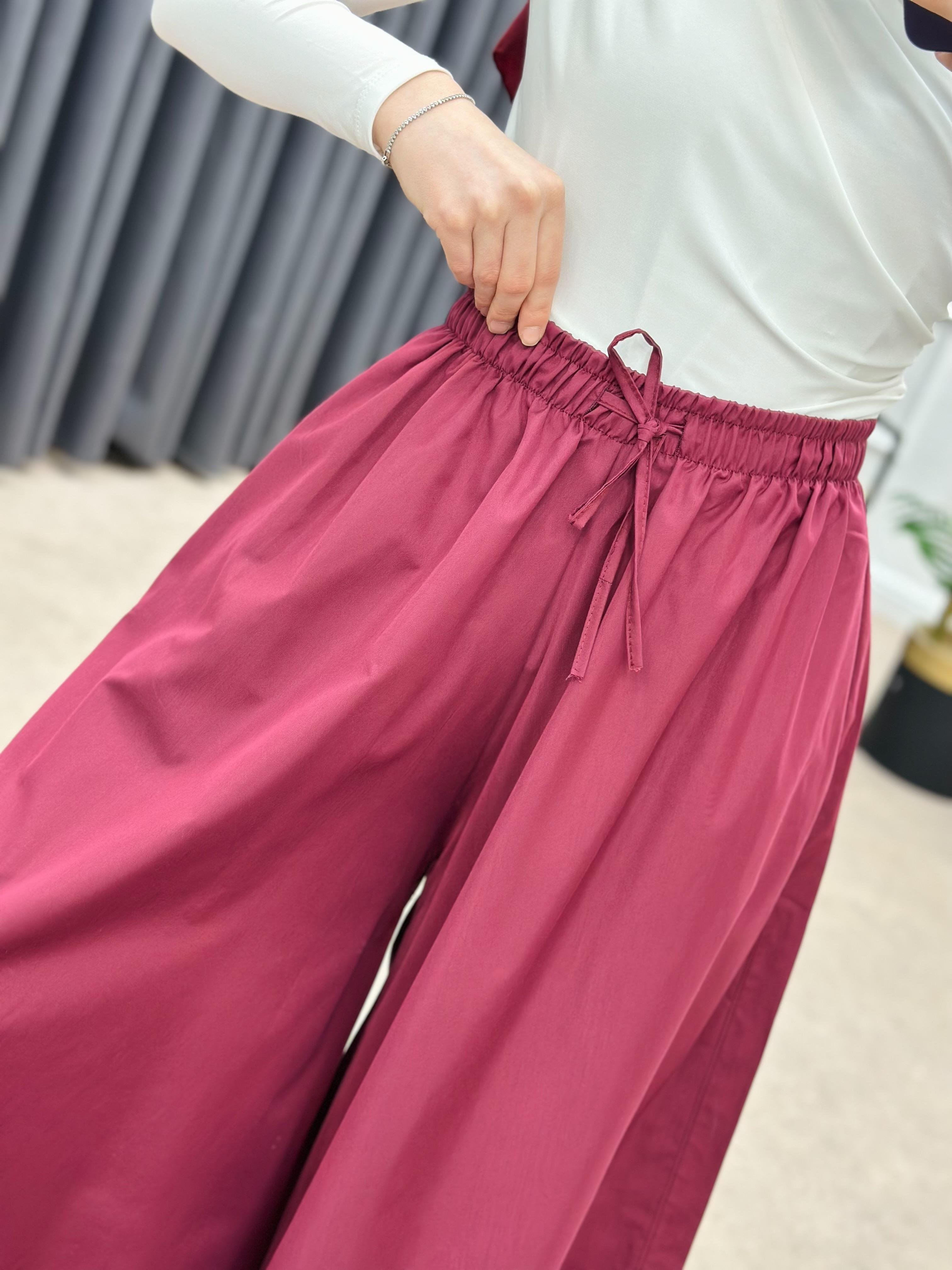 ETEK PANTOLON BORDO