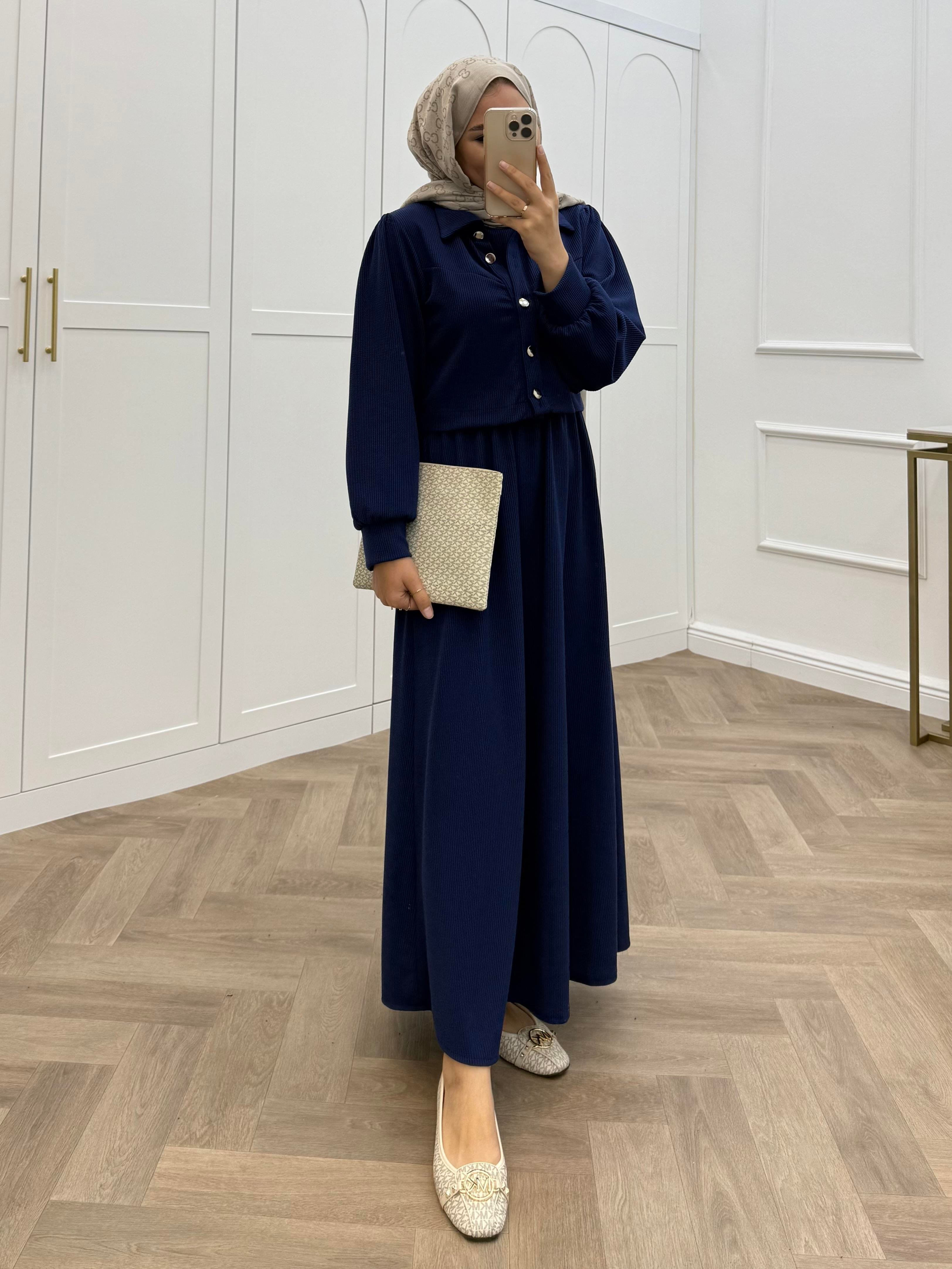 FİTİLLİ CEKETLİ TAKIM ELBİSE LACİVERT