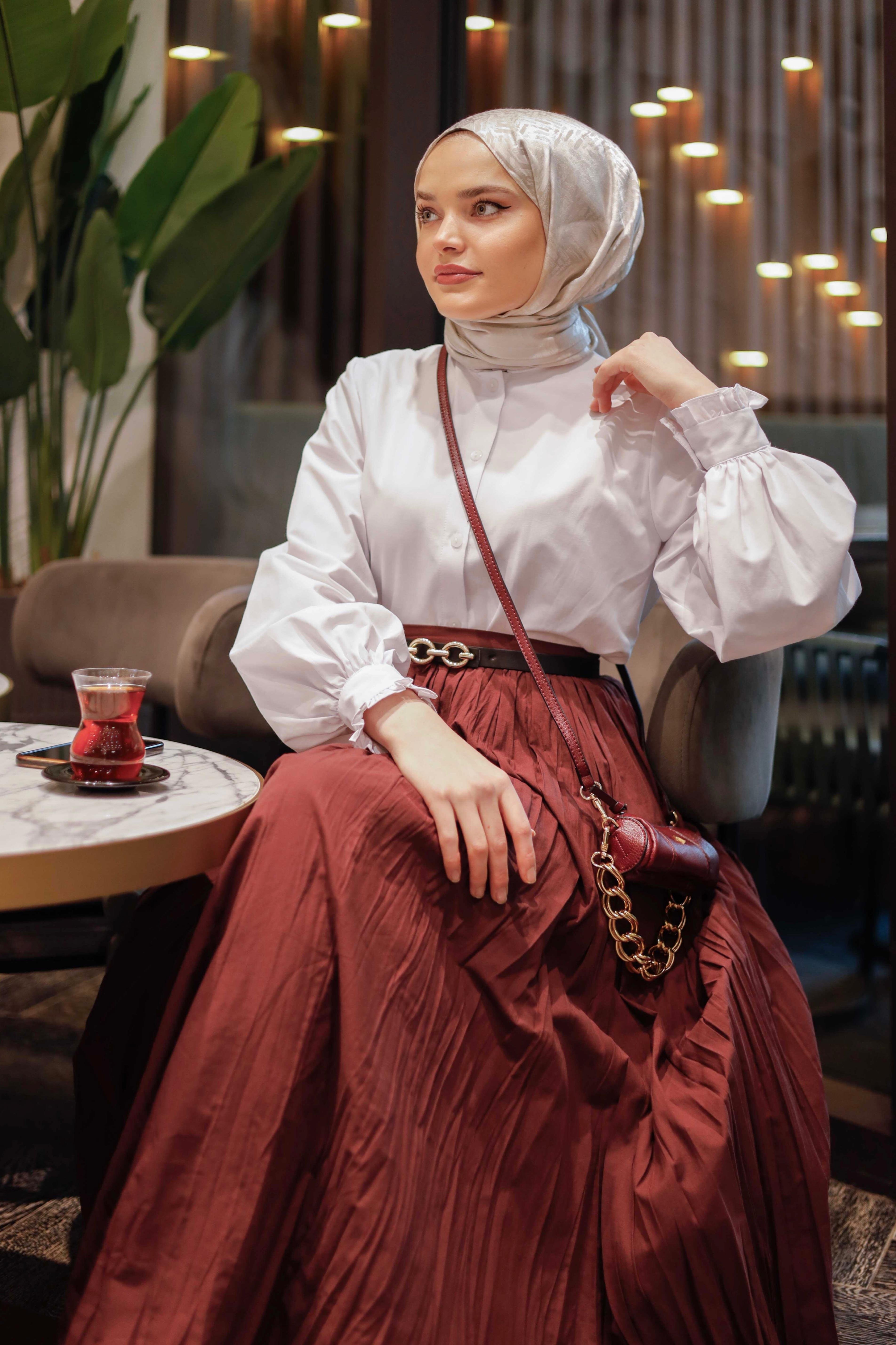 HAKİM YAKA POPLİN GÖMLEK BEYAZ