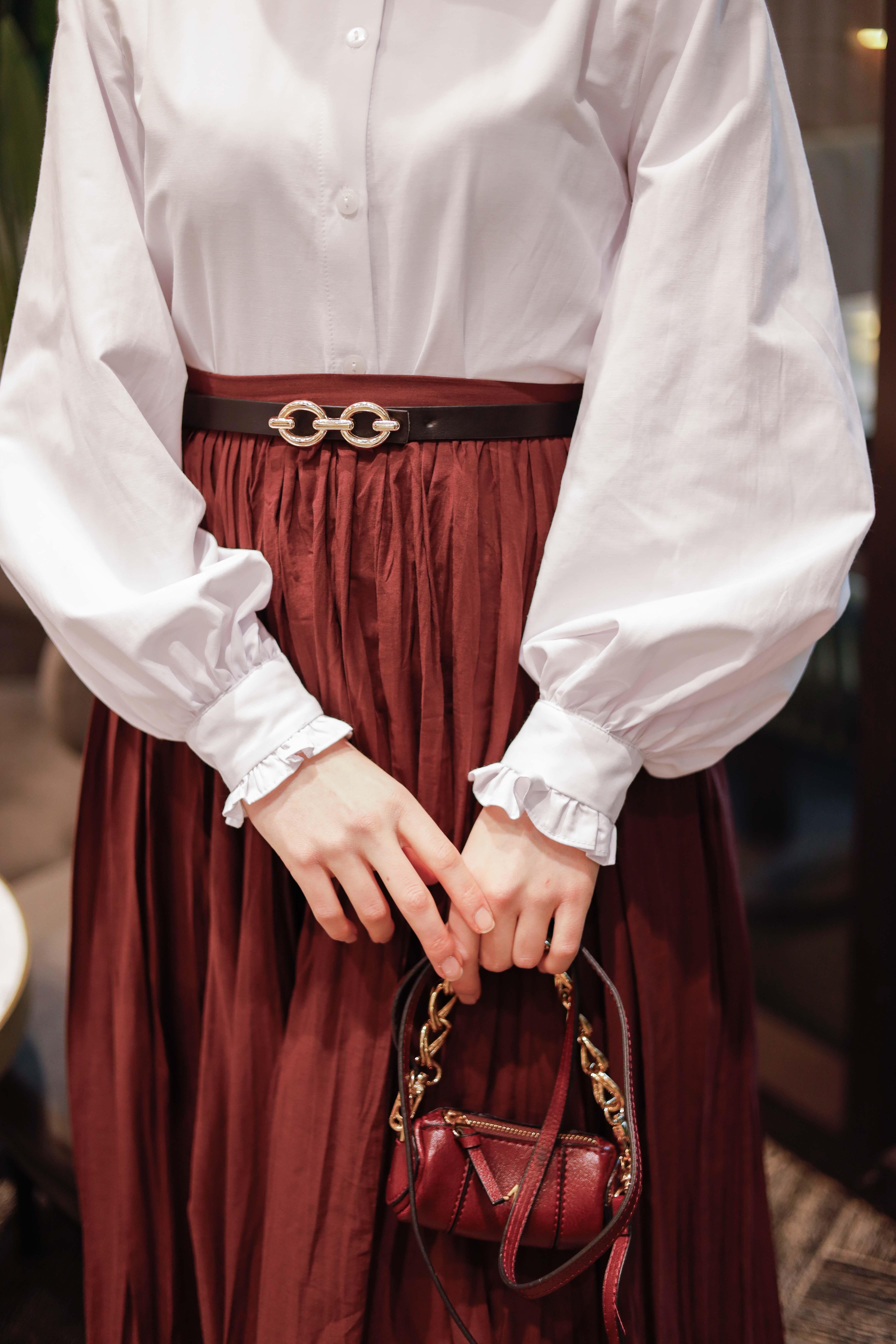 HAKİM YAKA POPLİN GÖMLEK BEYAZ