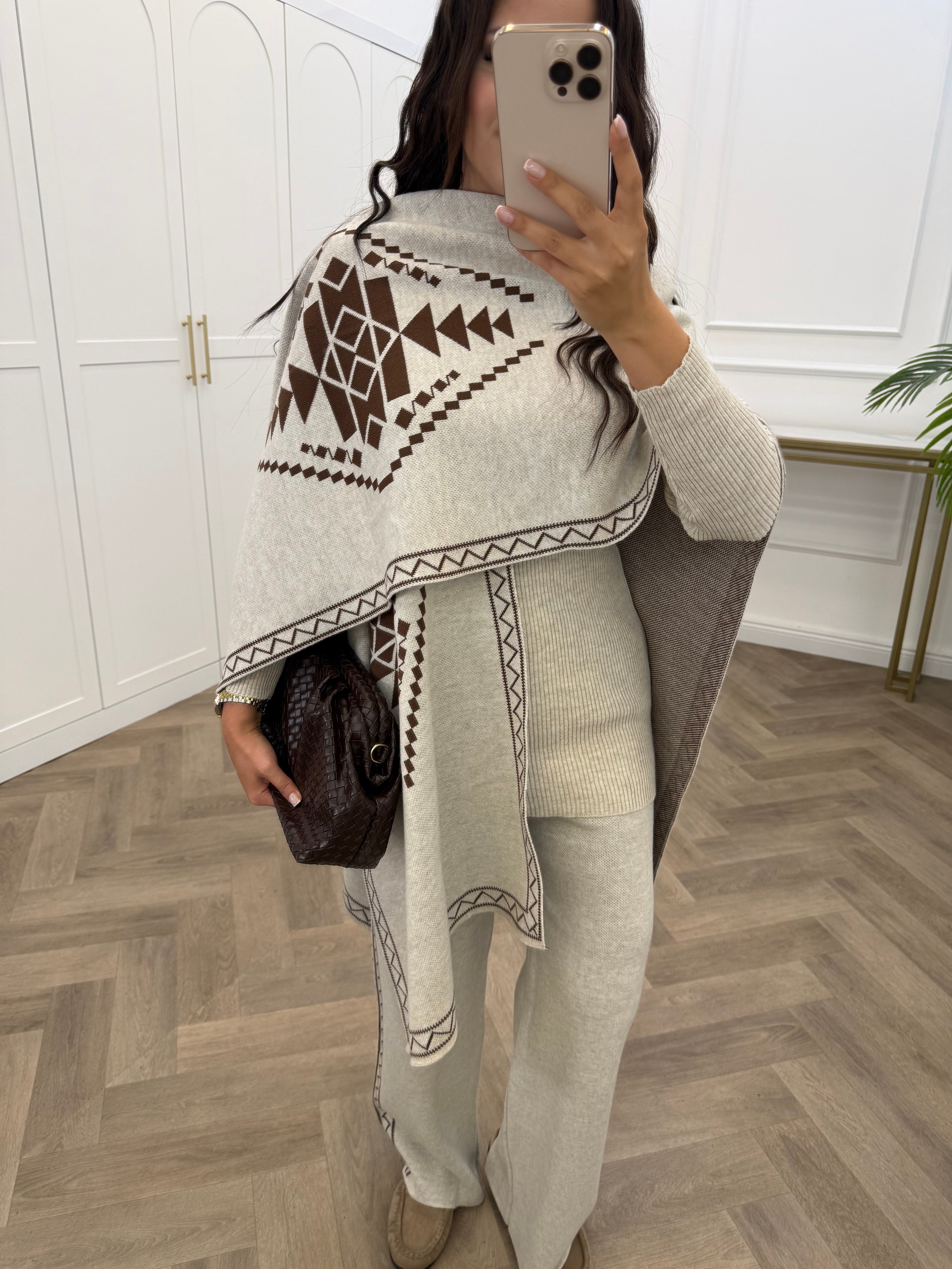 HUMA 3 LÜ TRİKO TAKIM BEJ