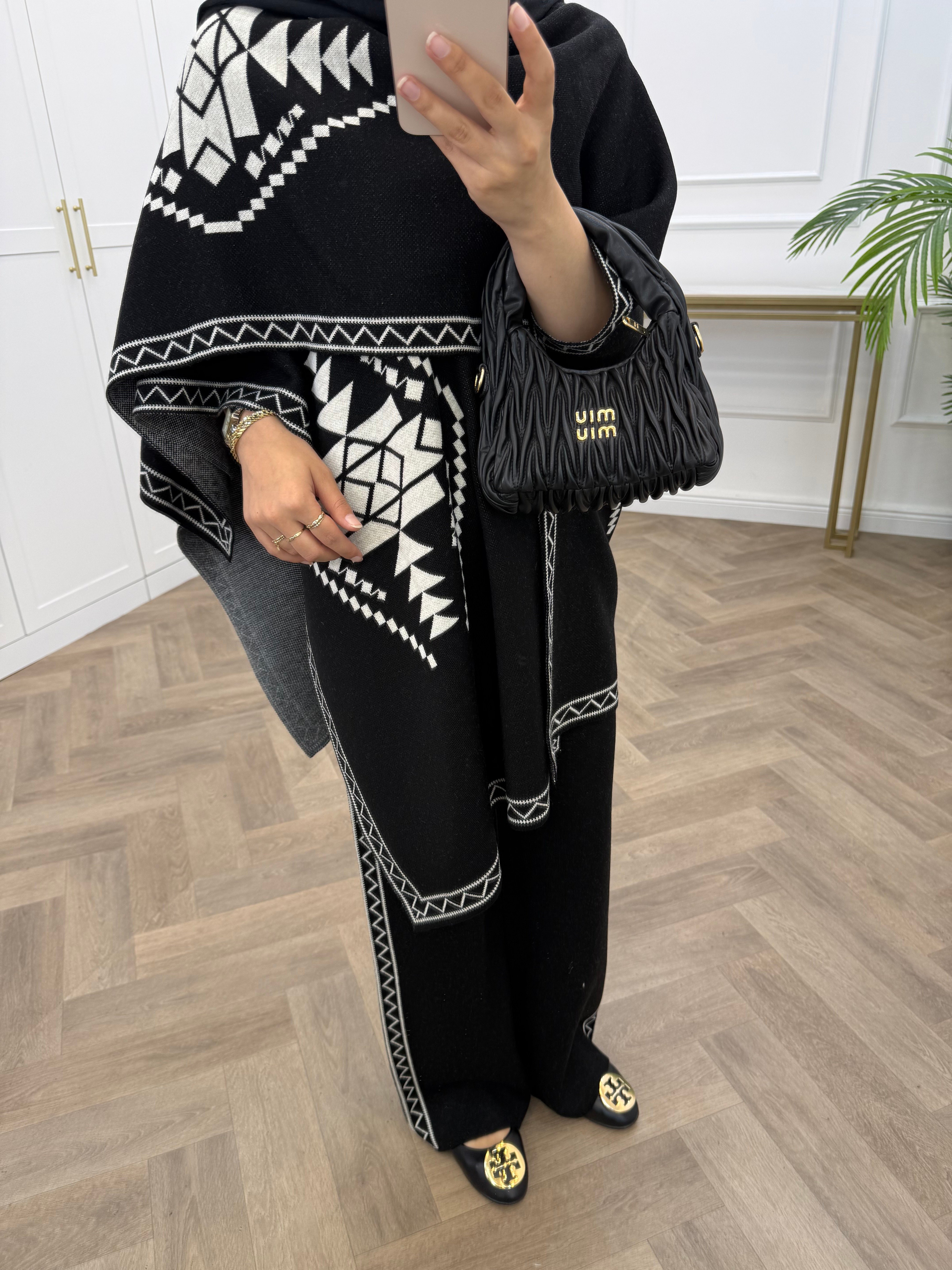 HUMA 3 LÜ TRİKO TAKIM SİYAH