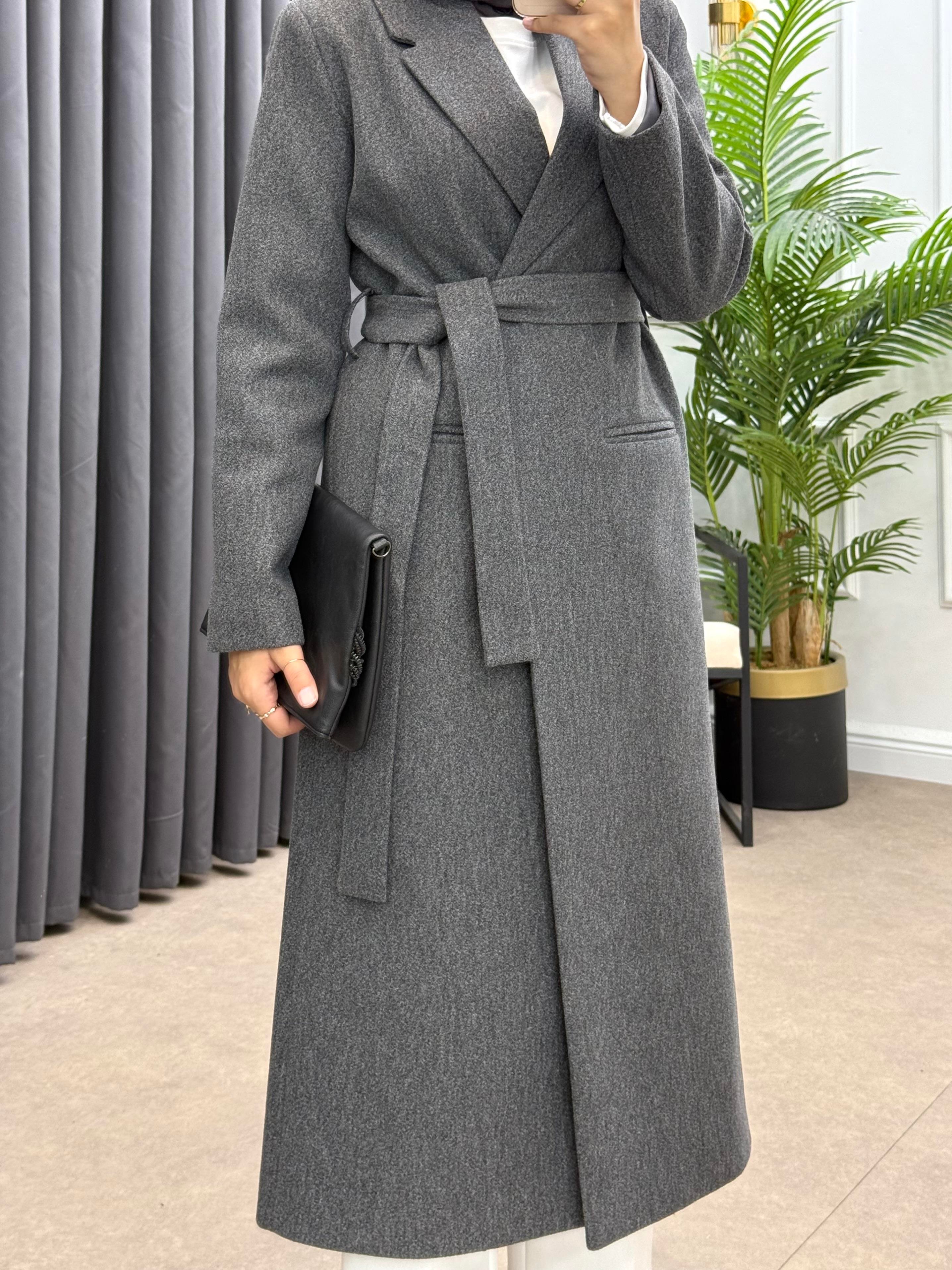 İKİ DÜĞMELİ KAŞE KABAN FÜME