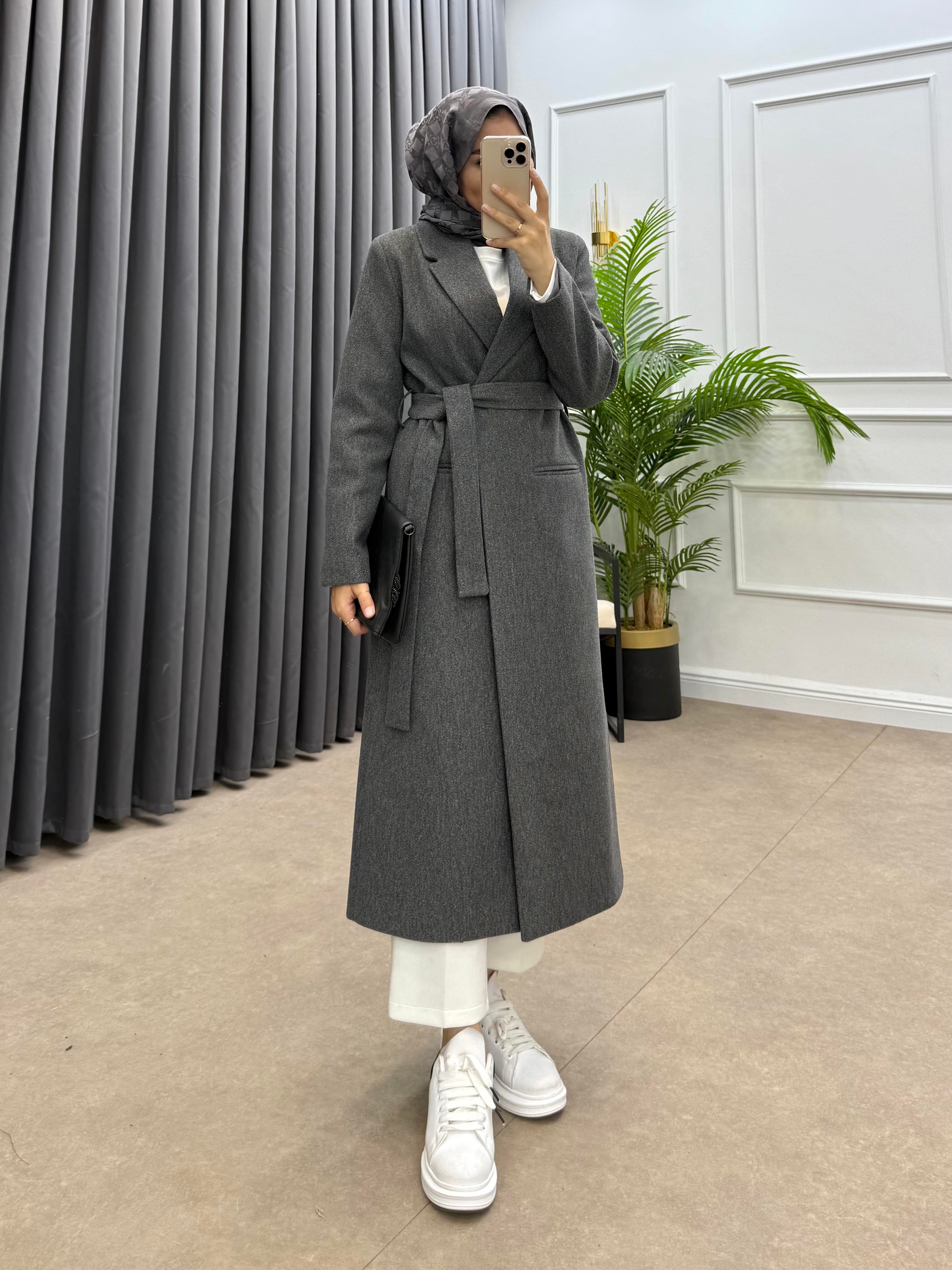 İKİ DÜĞMELİ KAŞE KABAN FÜME