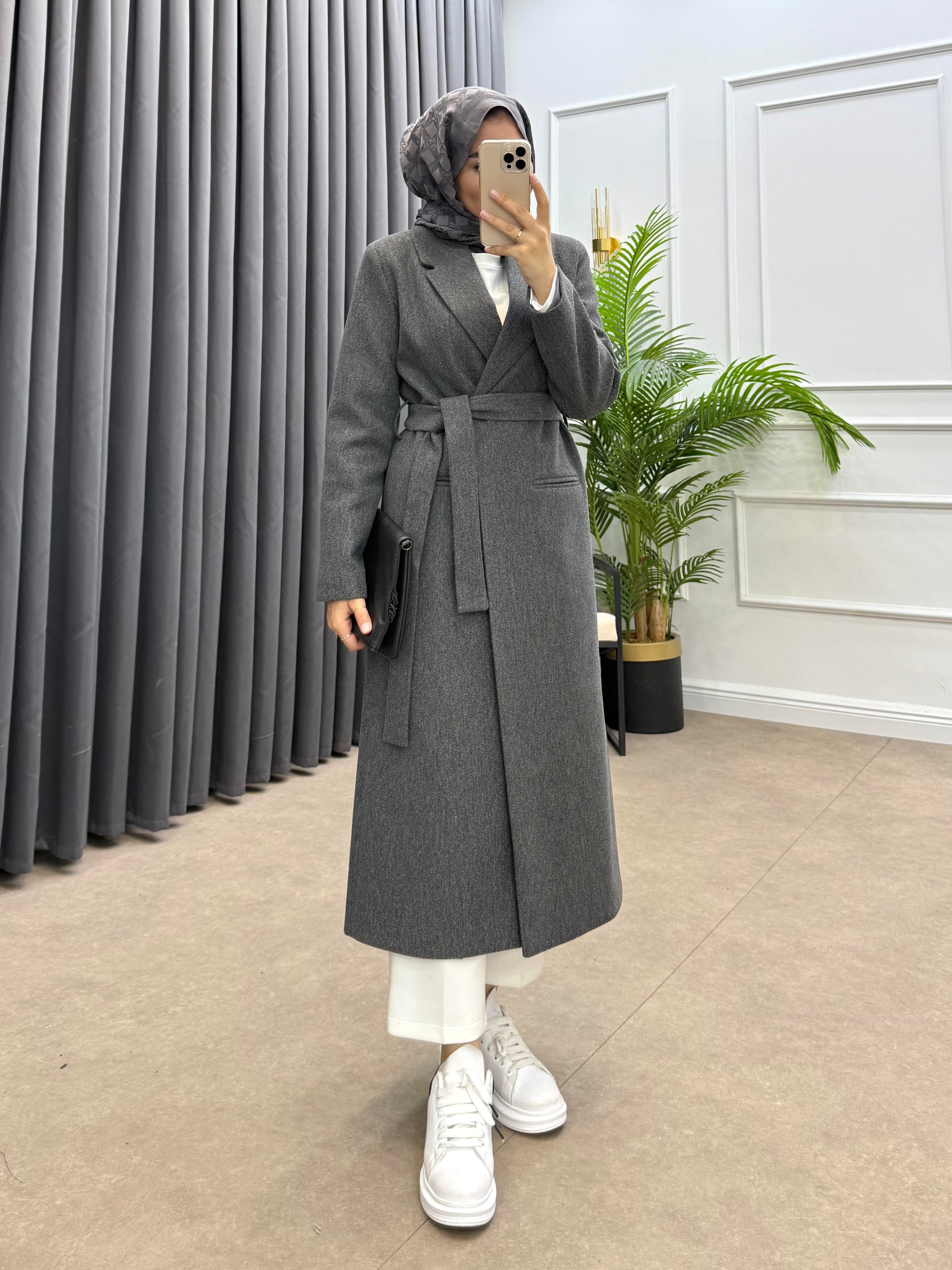 İKİ DÜĞMELİ KAŞE KABAN FÜME