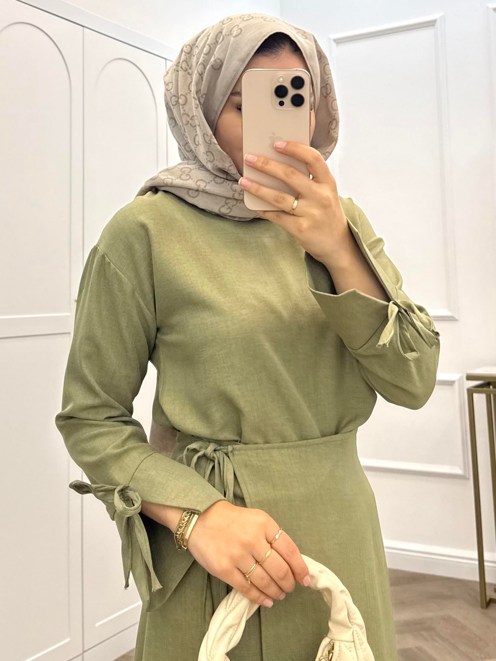 İP BAĞLAMALI BASİC ETEKLİ TAKIM HAKİ