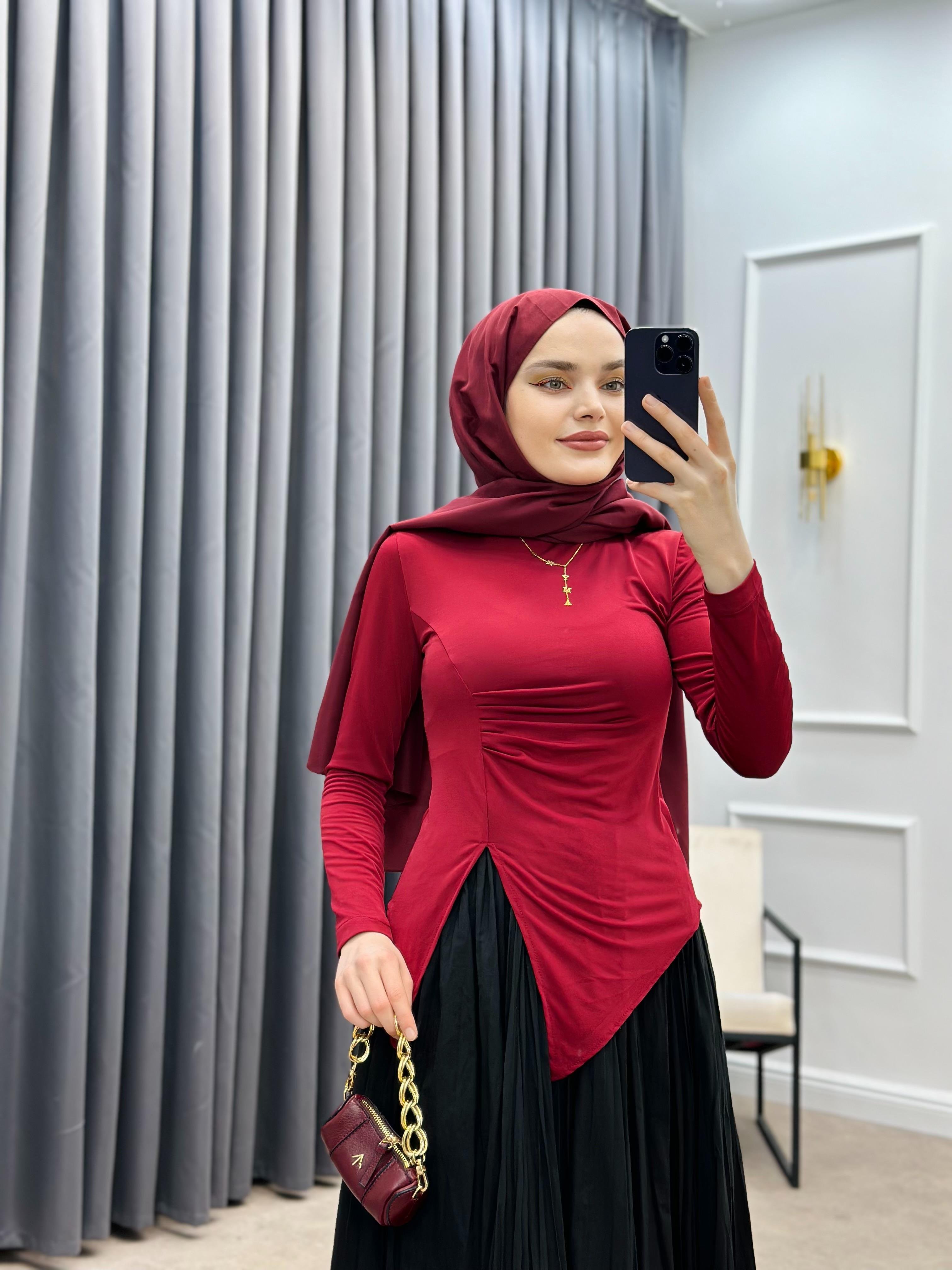 JESSİCA BLUZ BORDO