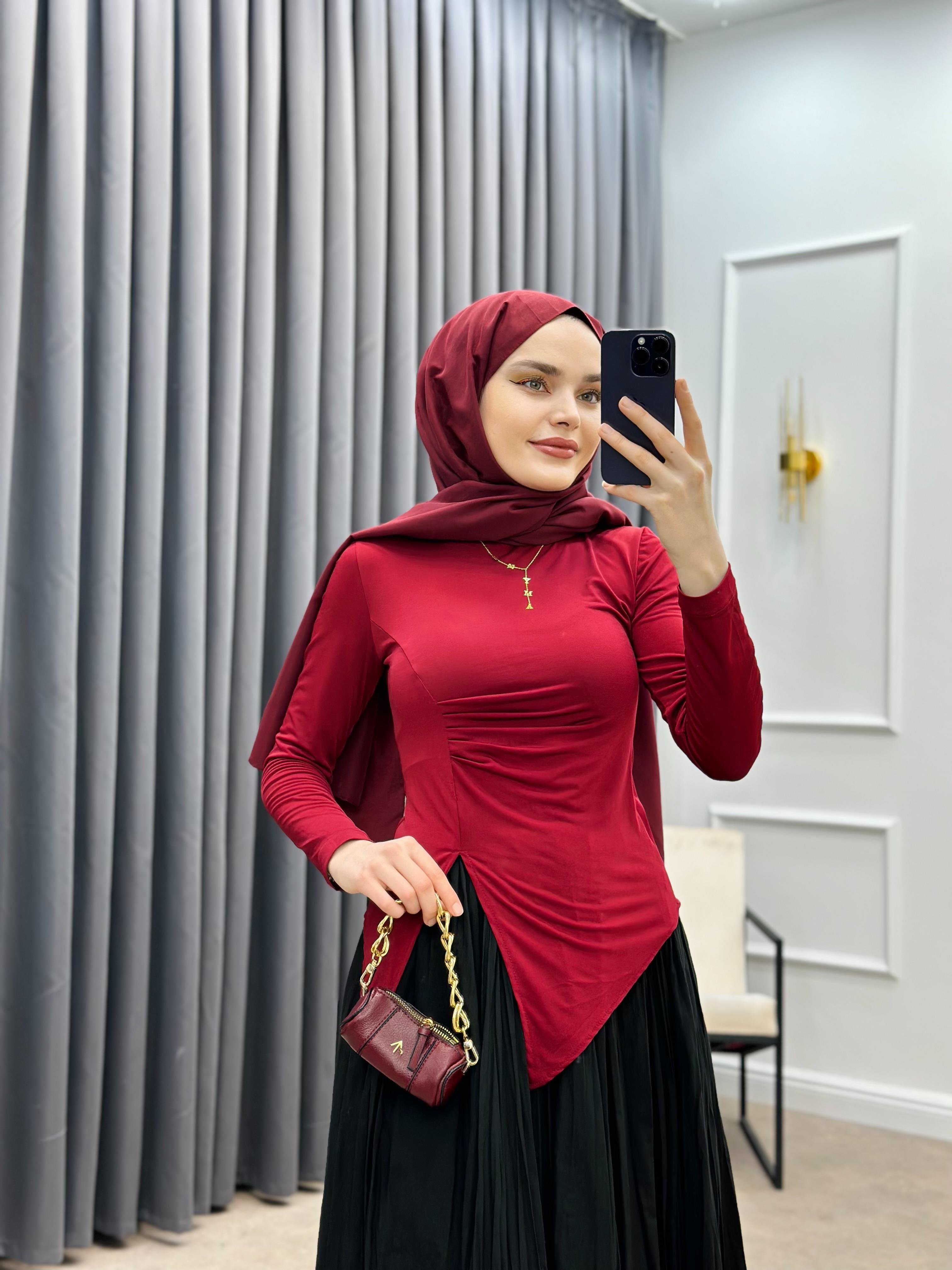JESSİCA BLUZ BORDO