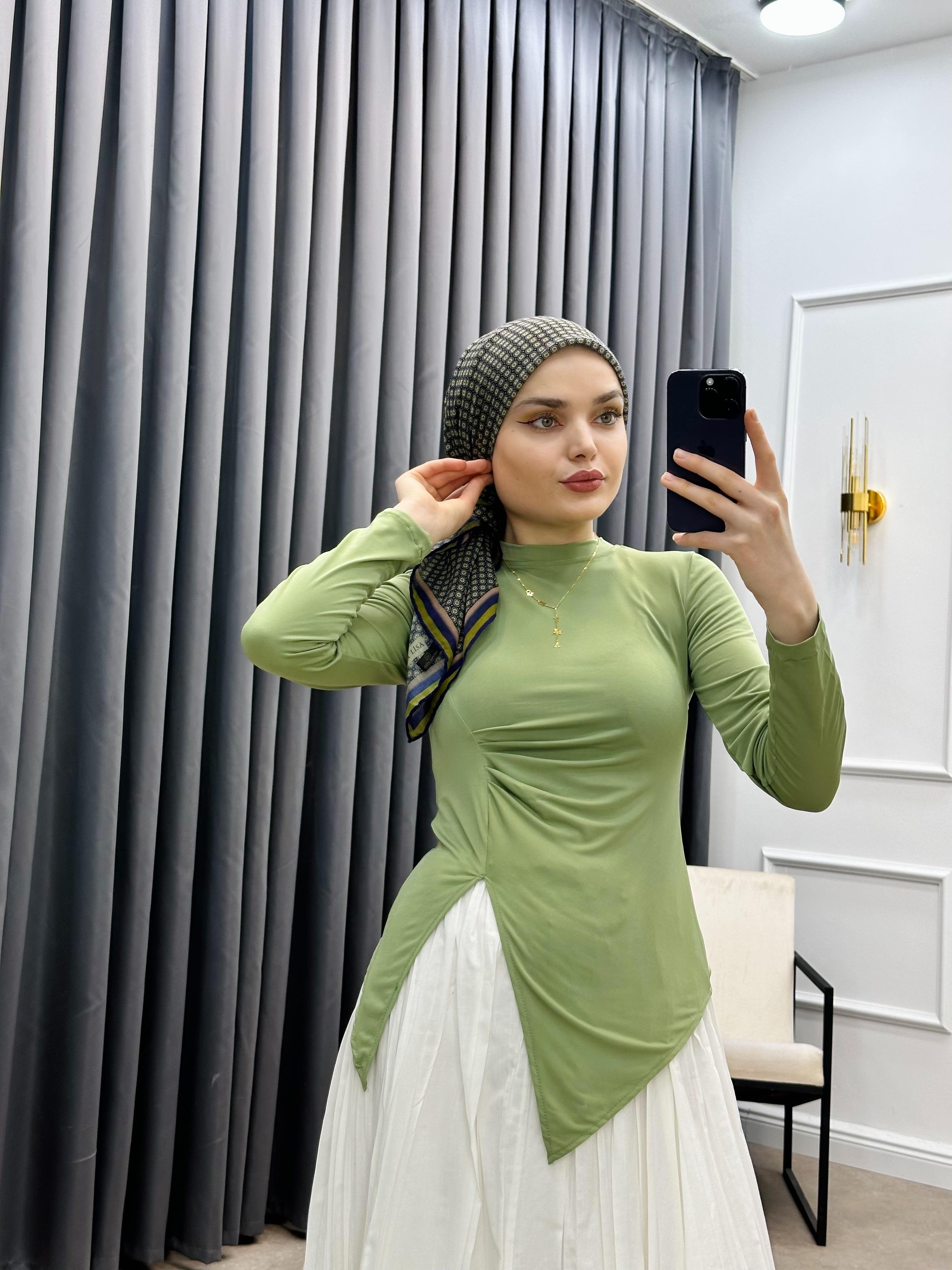 JESSİCA BLUZ FISTIK YEŞİLİ